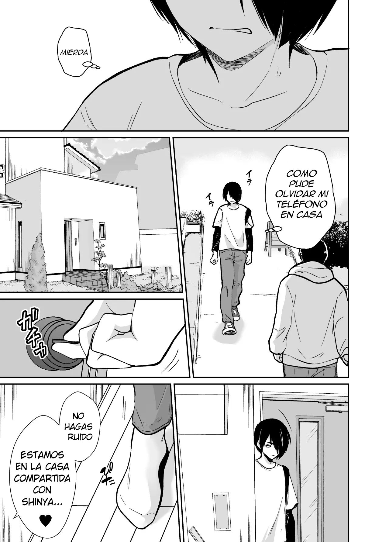 Mesu Ochi Share House Rin-kun Hen 〜 Mangaka Shibou no Kage Kya 2 nin ga Chara Otoko ni Oishiku Taberareru Made〜 page 4 full