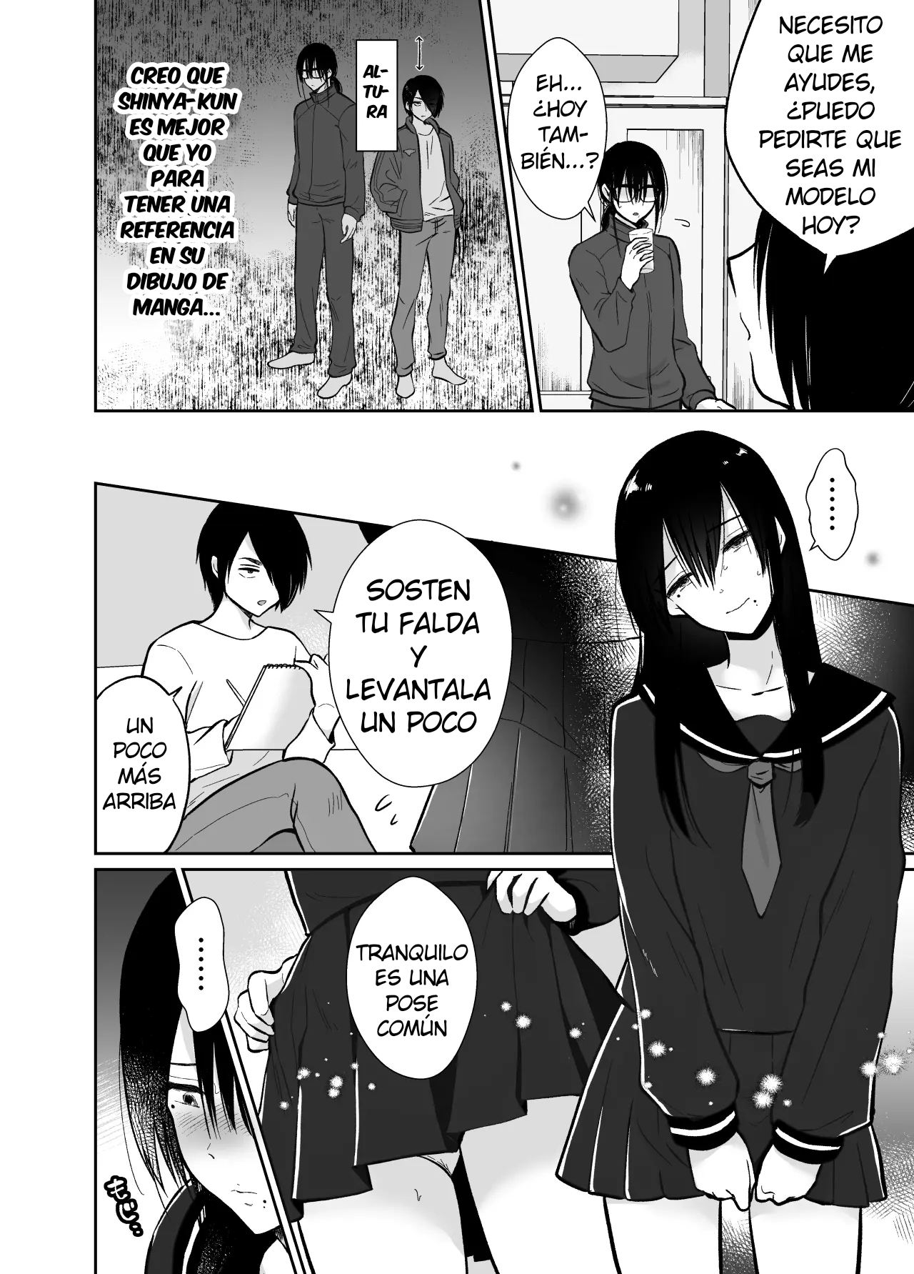 Mesu Ochi Share House Rin-kun Hen 〜 Mangaka Shibou no Kage Kya 2 nin ga Chara Otoko ni Oishiku Taberareru Made〜 page 9 full