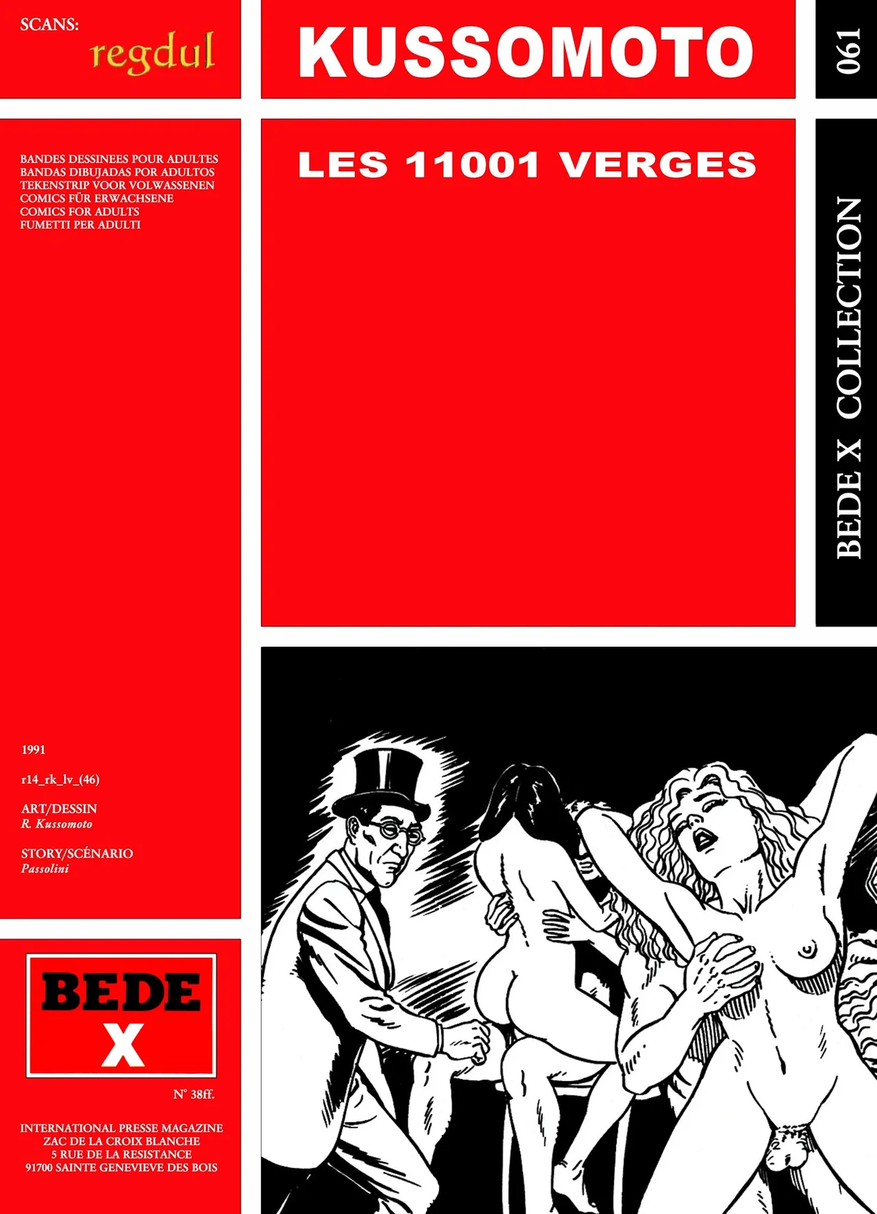 Roberto Kussomoto & Passolini - Les 11001 verges page 1 full