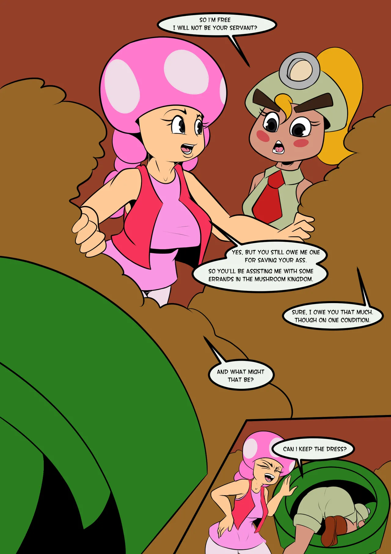 Toadette part 1 & 2 page 8 full