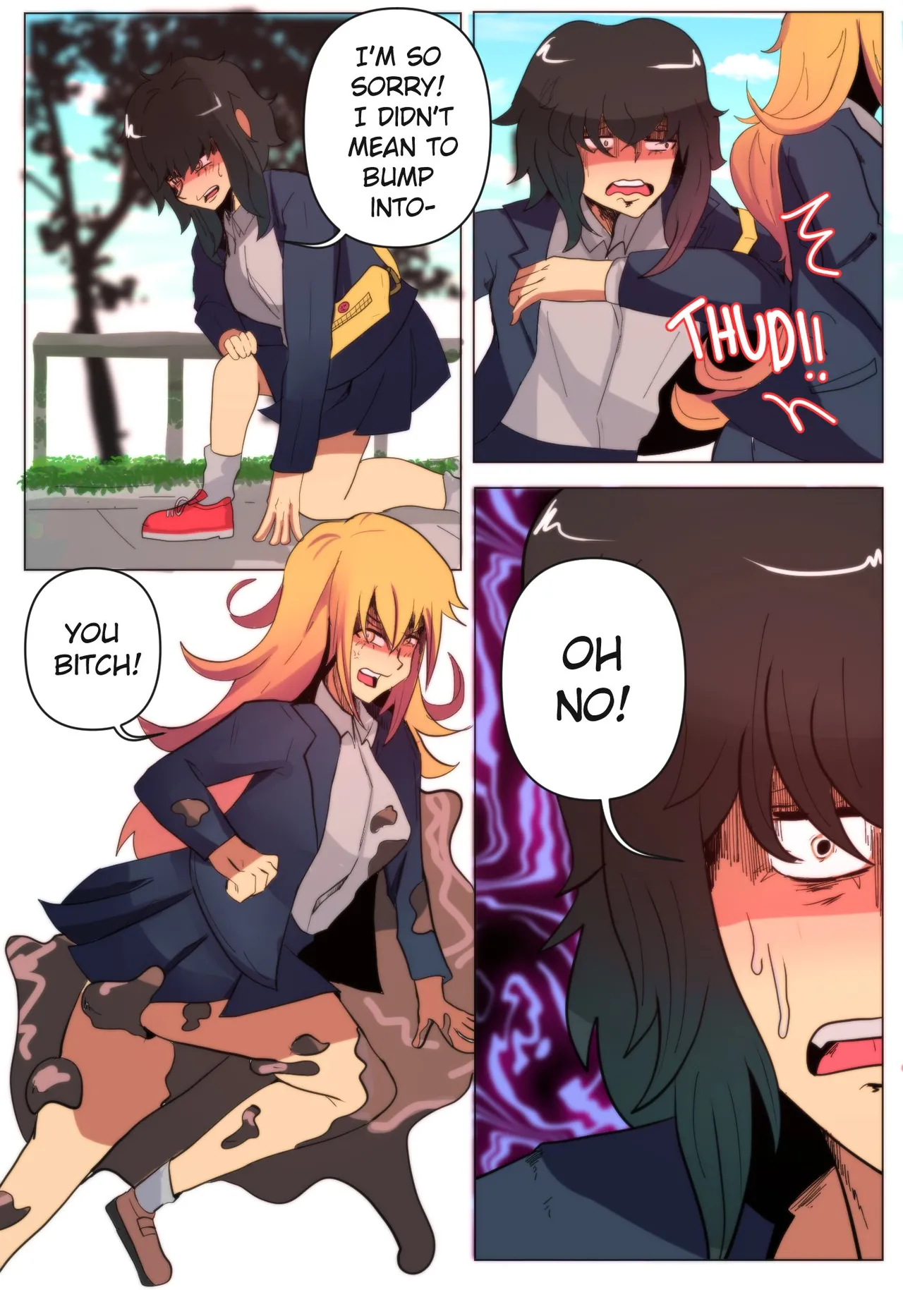 It Was an Accident! / Izumi is Over Confident / Settling the Debt / Paying the Debts page 2 full