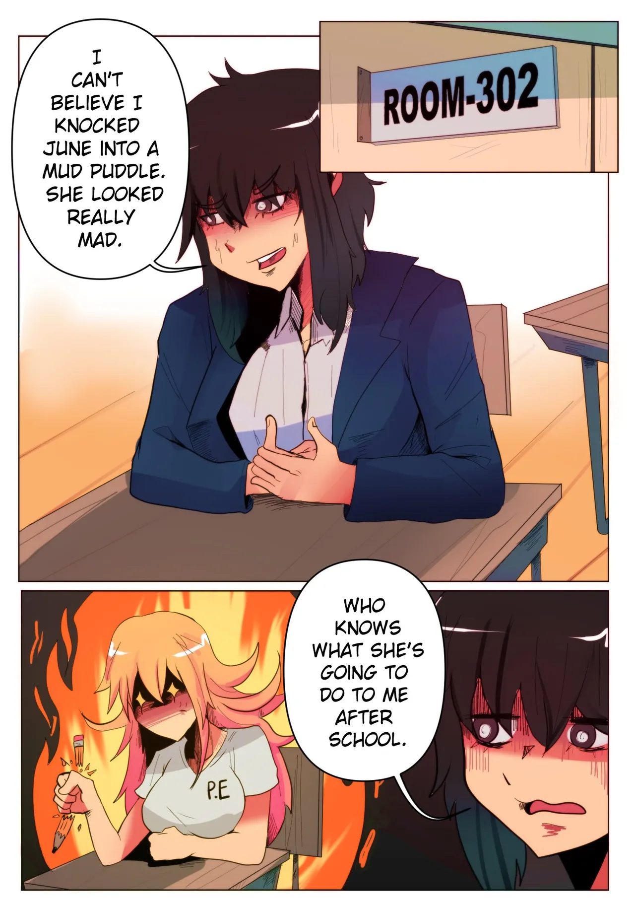 It Was an Accident! / Izumi is Over Confident / Settling the Debt / Paying the Debts page 5 full