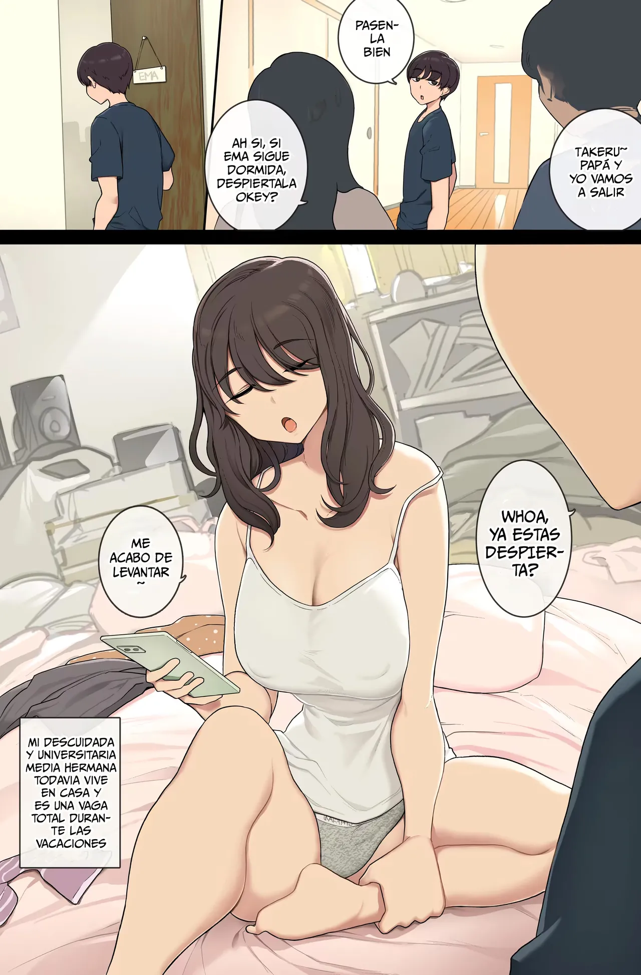 Seikatsu mo Teiso Kannen mo Darashinai Gishi Ni Ya-ra Sete Morau | Me cojo a mi media hermana que descuida su estilo de vida page 1 full