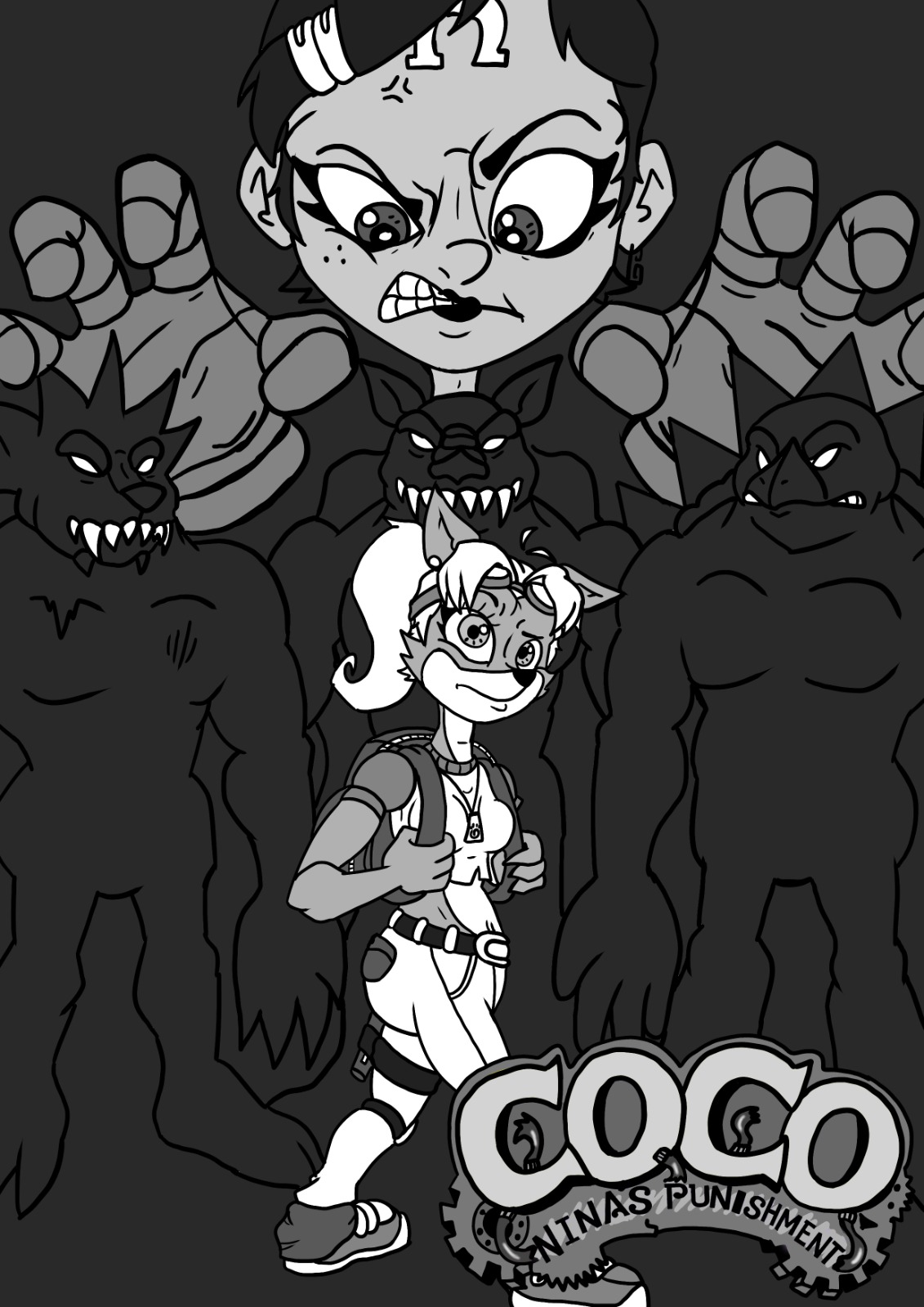 Coco Bandicoot in "Nina's Punishment" page 2 full
