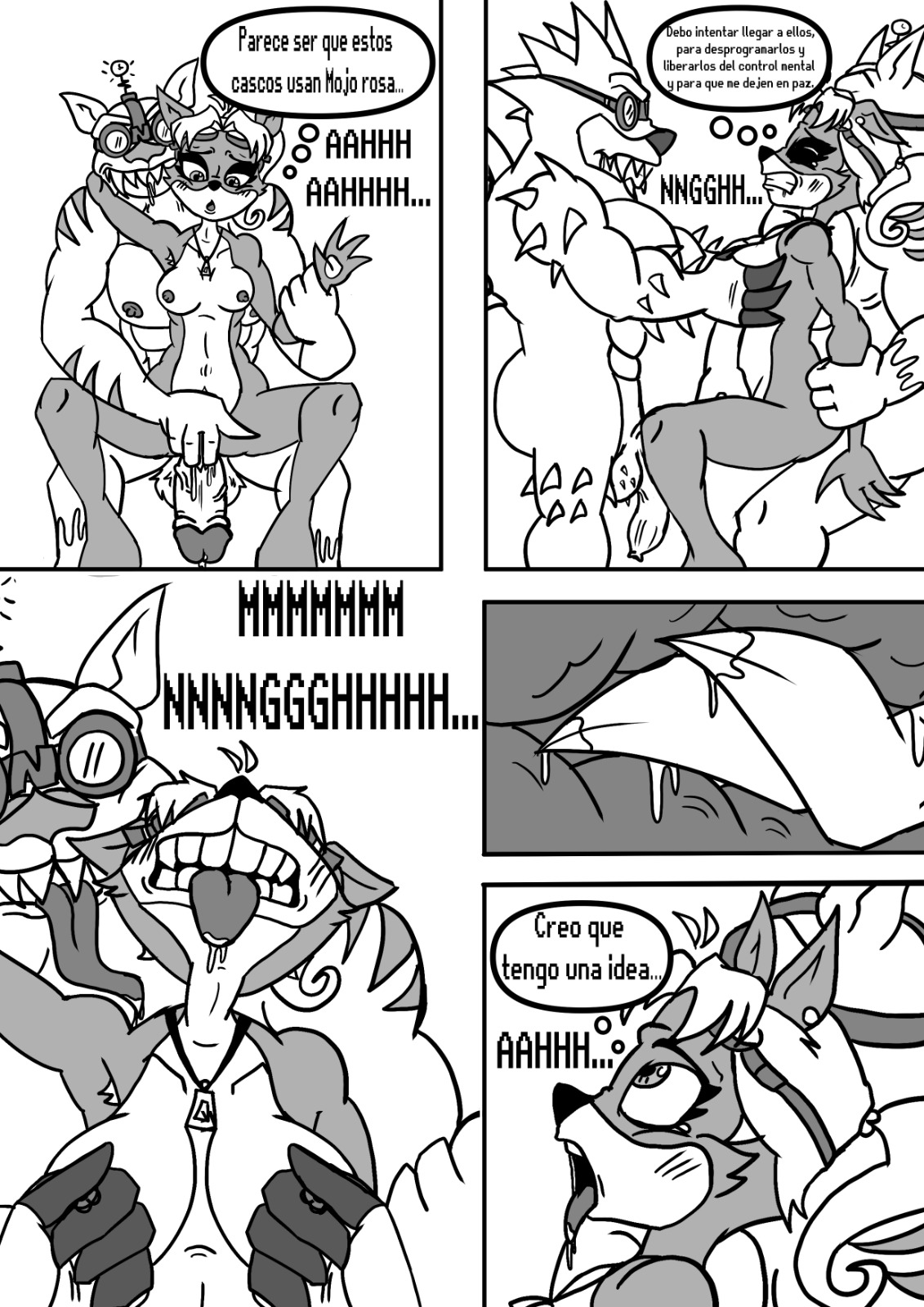 Coco Bandicoot in "Nina's Punishment" page 8 full