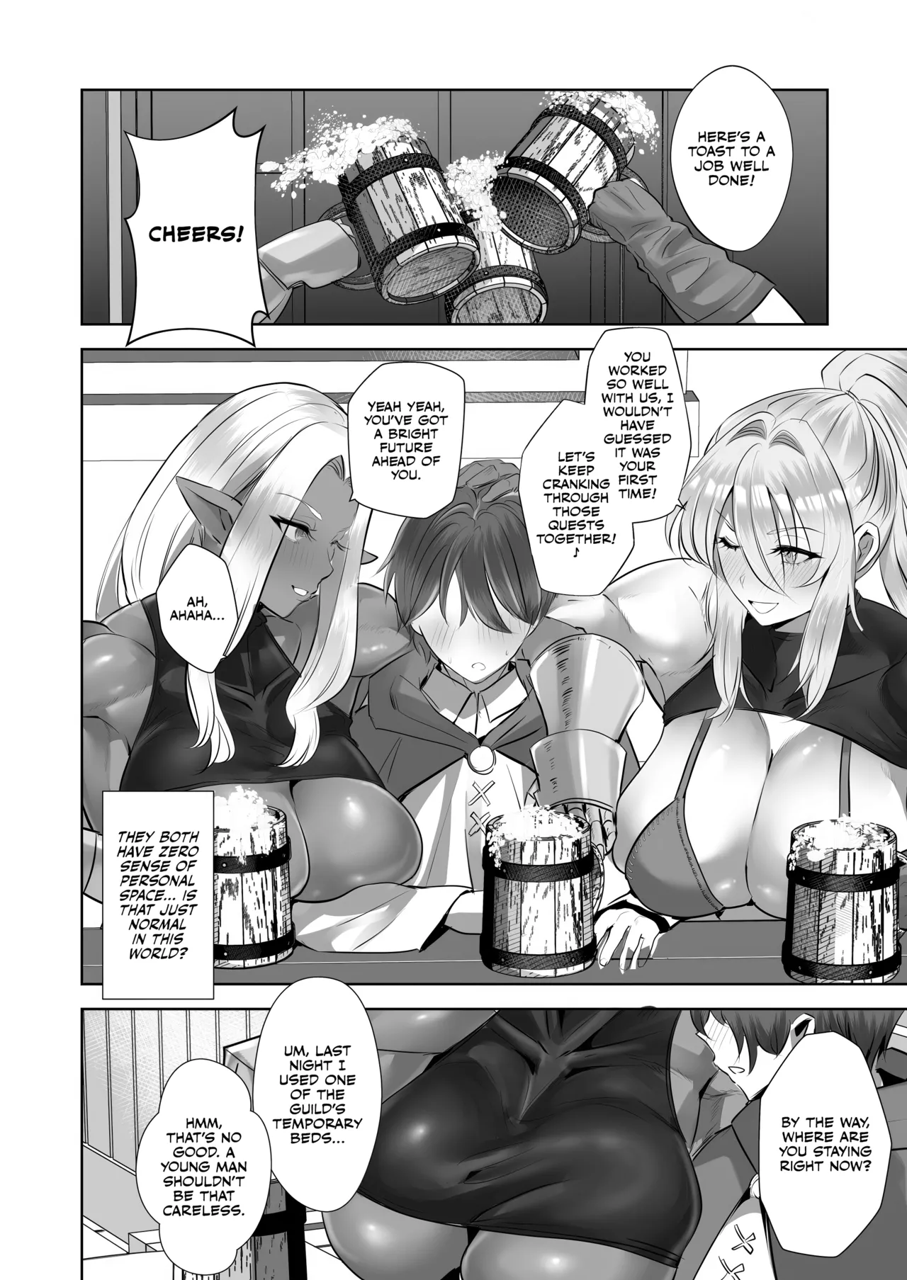 Teisou Gyakuten Deka Isekai Tensei ~Yarimoku  Onna Boukensha PT ni Tsukamatte Shimaimashita~ page 8 full