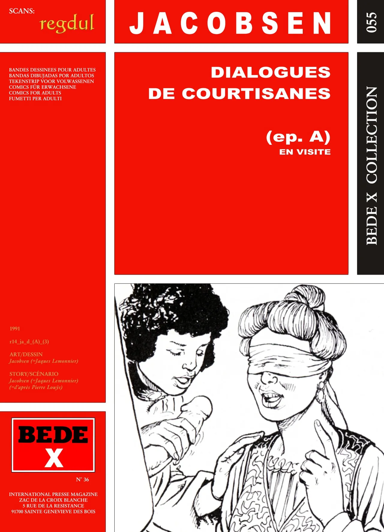 Jacobsen  & Pierre Louÿs - Dialogues de Courtisanes : En visite page 1 full