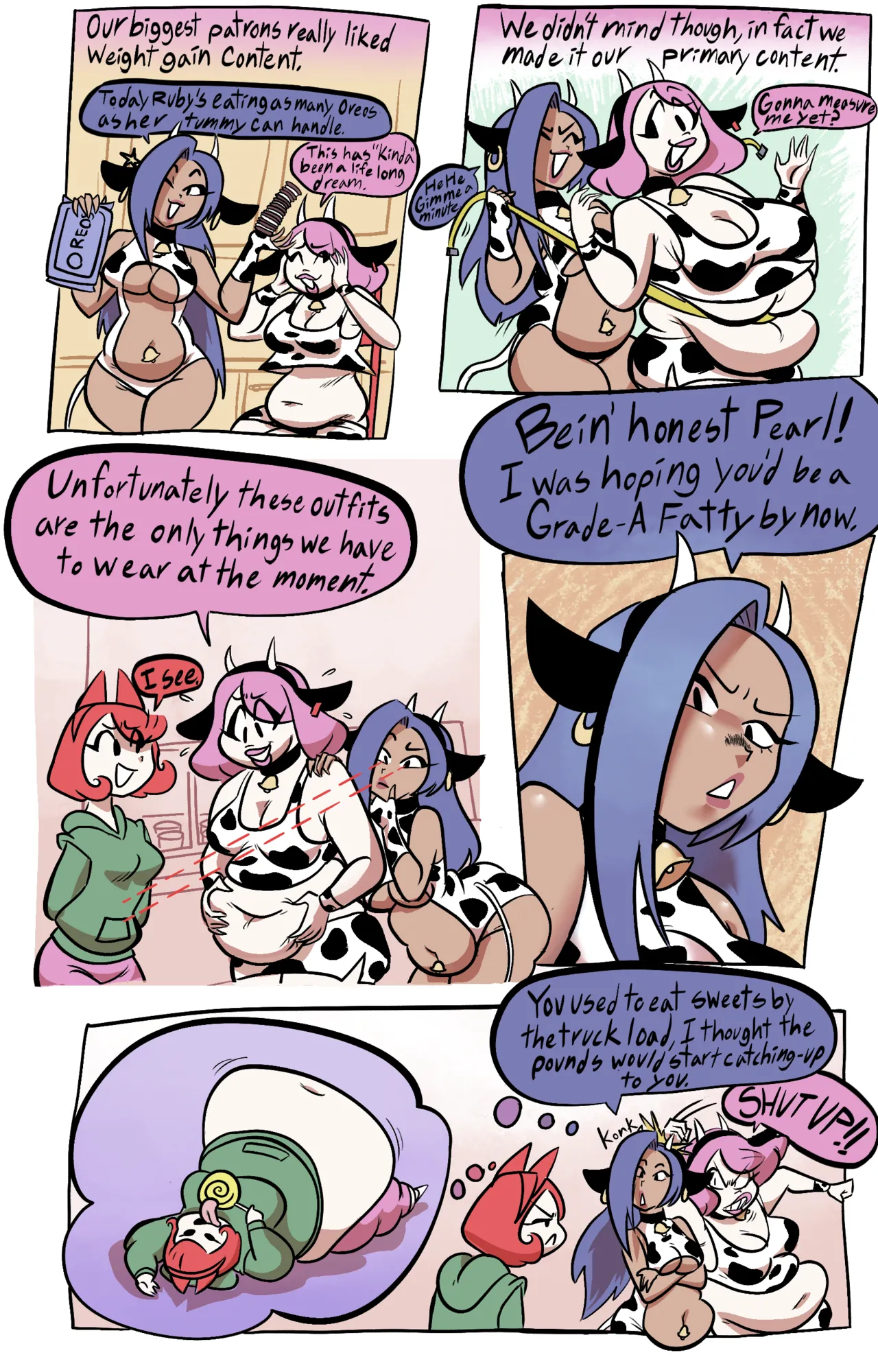 JoeKie3wl - Pearl's Old Friends / Sharene and Pamela / Mittens Twins Big Dinner / + Epilogue page 5 full