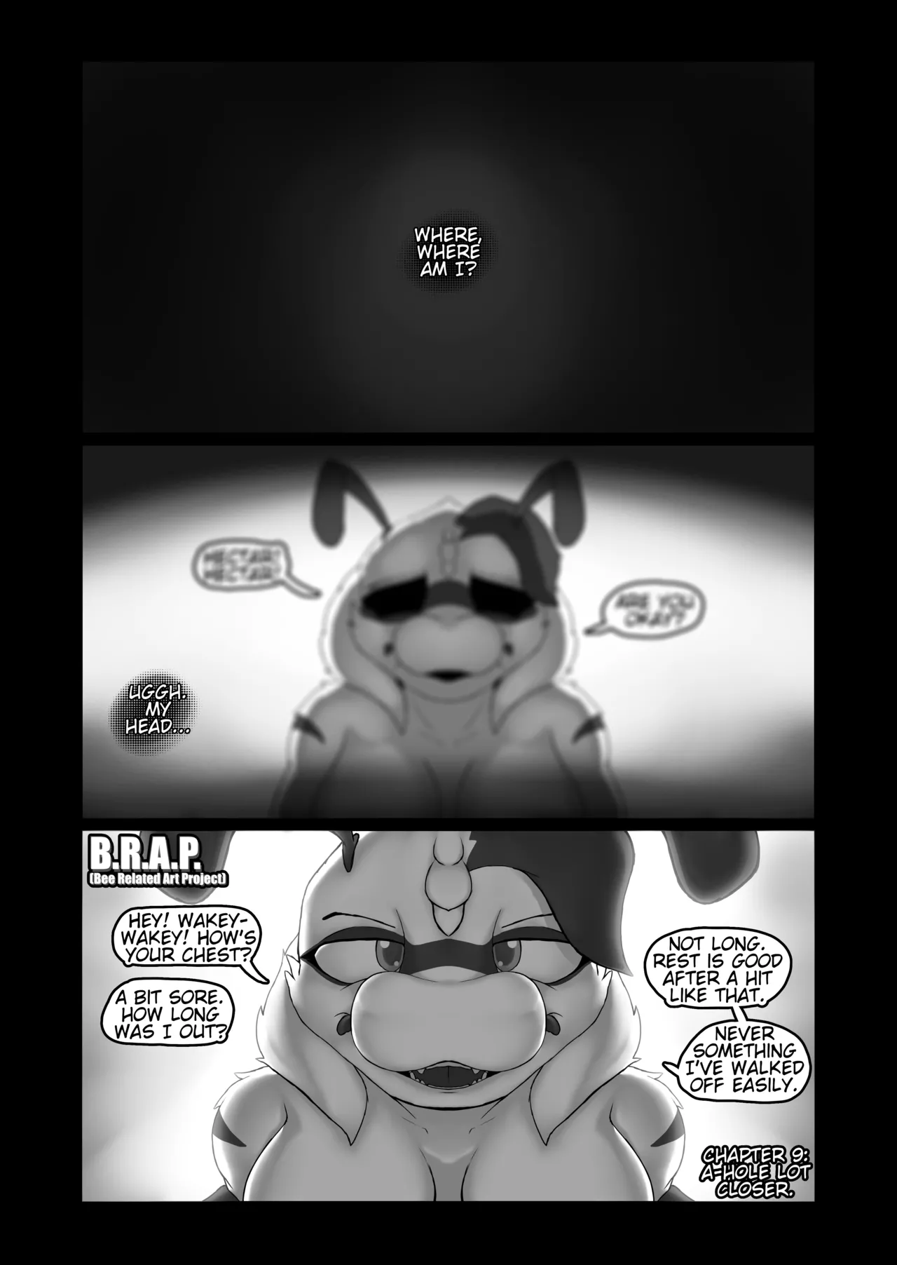 B.R.A.P. : Chapter 9 - A-Hole Lot Closer page 1 full