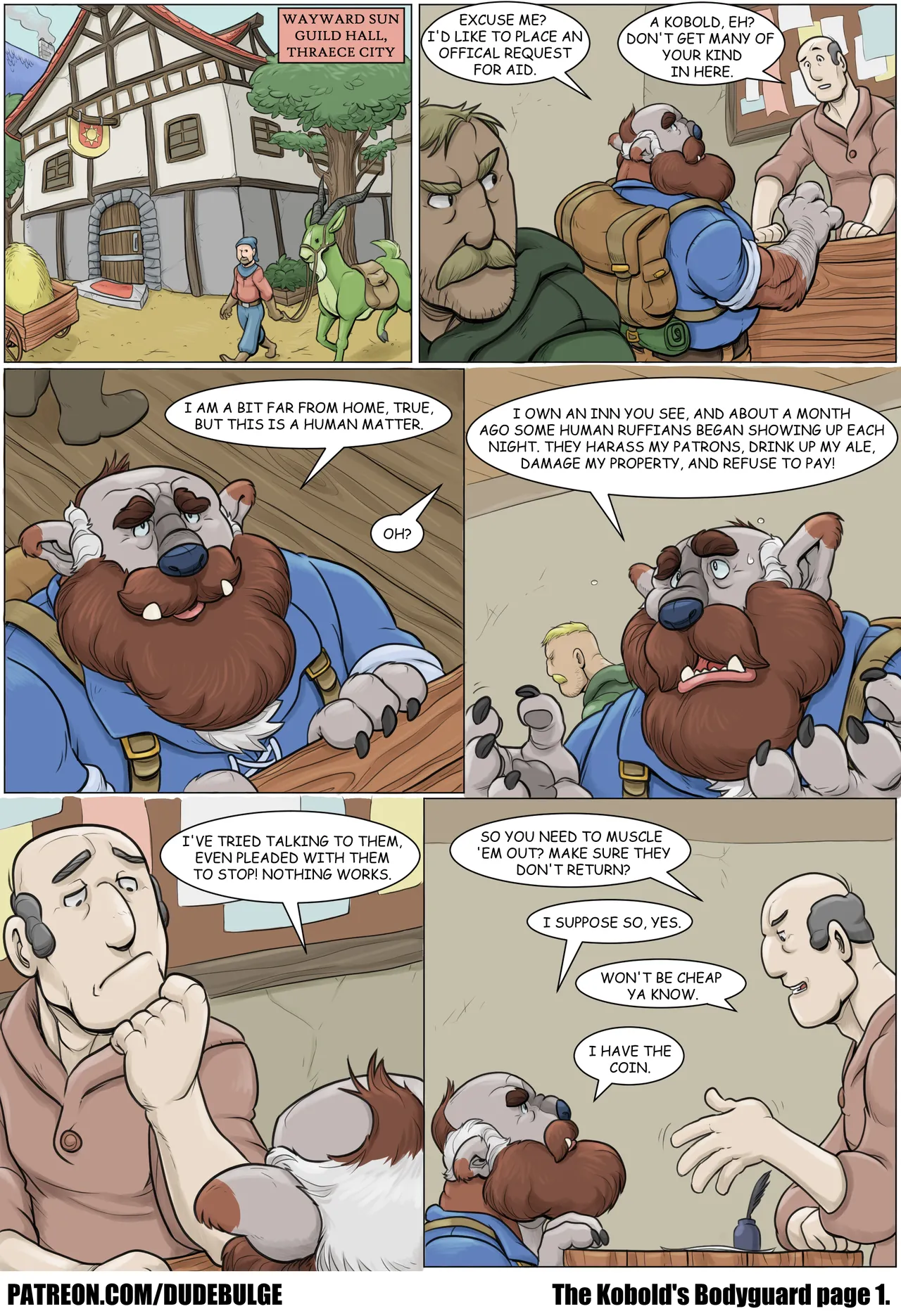 The Kobold's Bodyguard page 2 full
