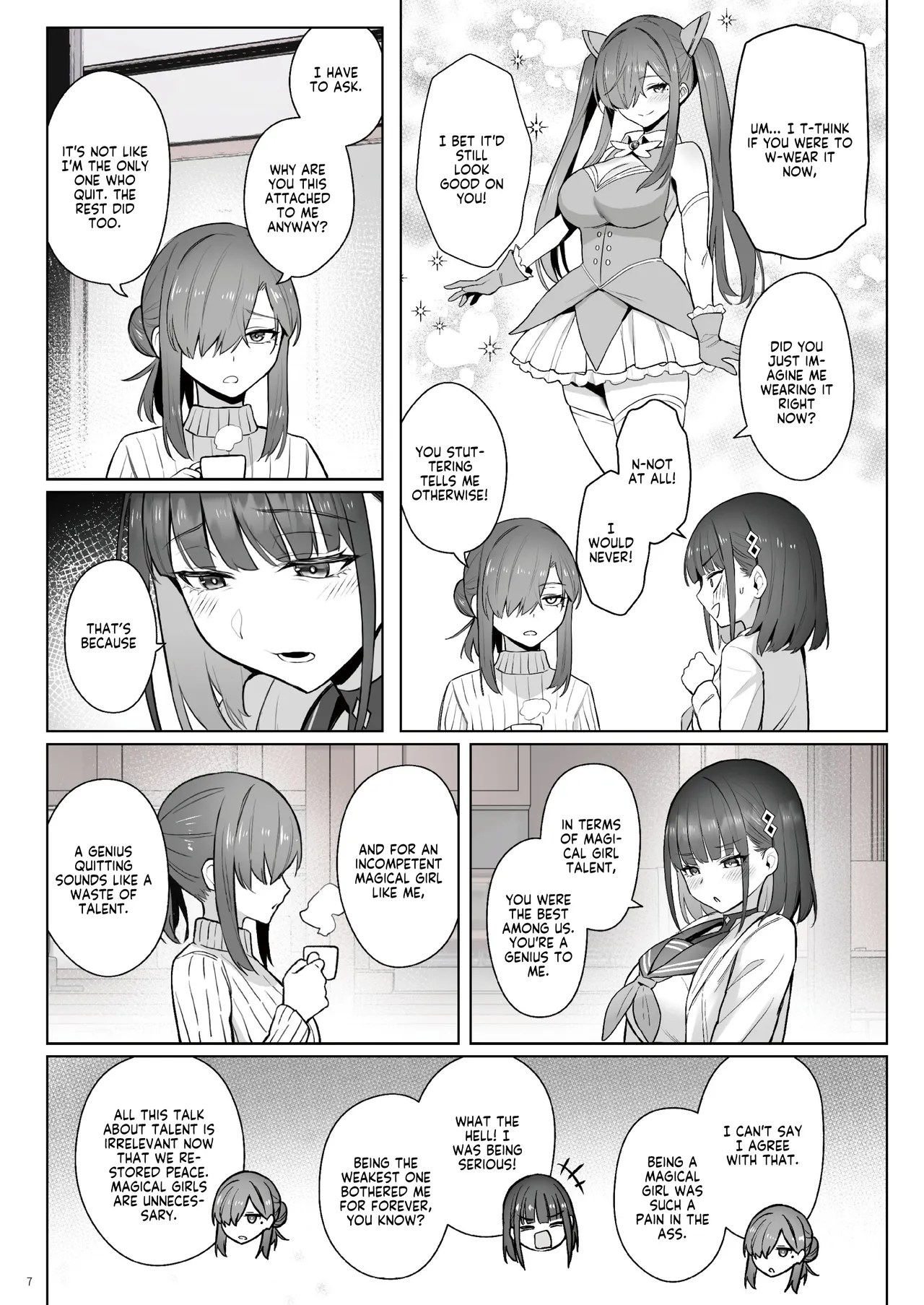 Moto Mahou Shoujo no Shigoto Hanashi Ao Zenjitsutan | Former Magical Girl Blue's Work: The Prequel page 6 full