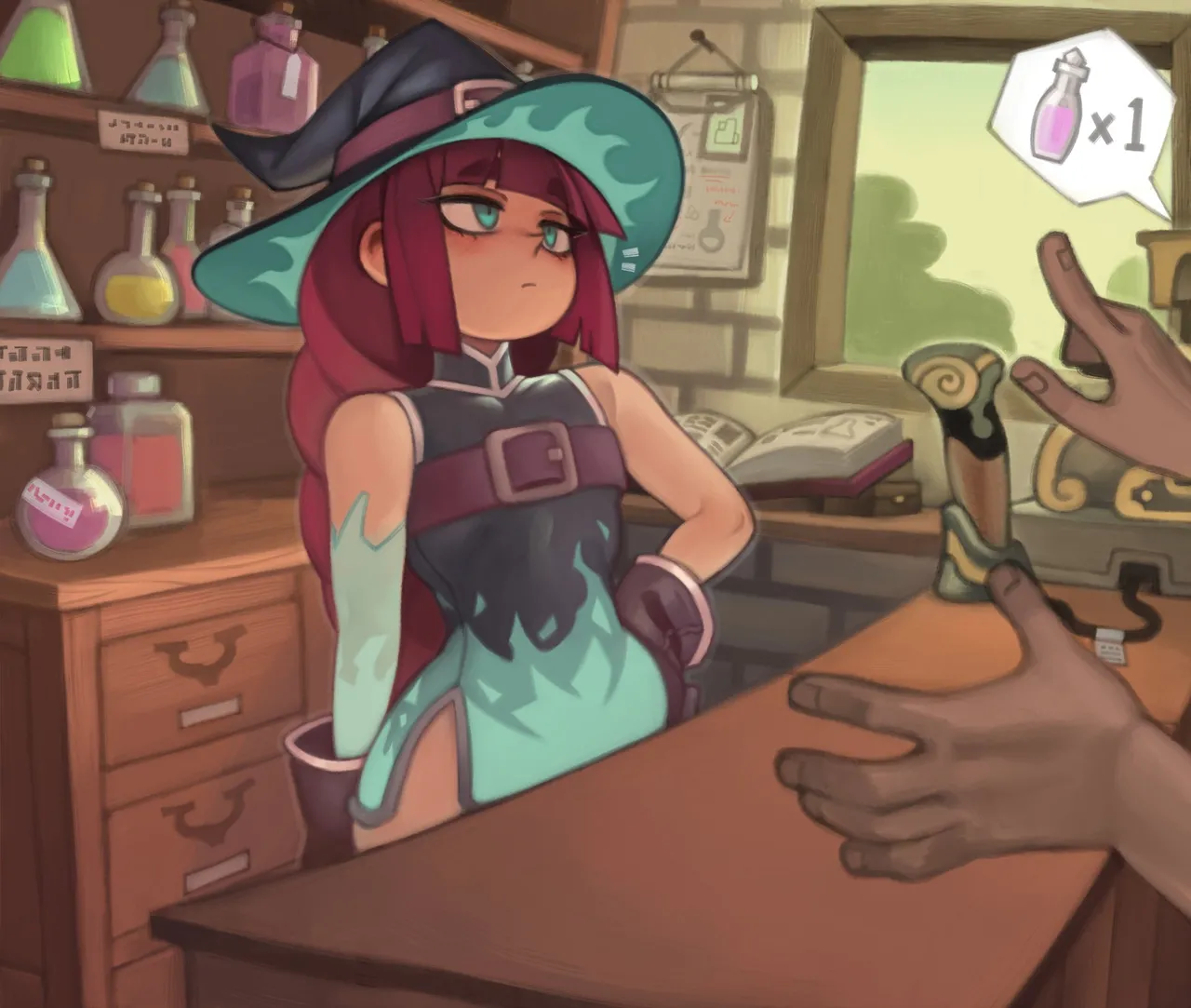 Teal the Witch page 1 full