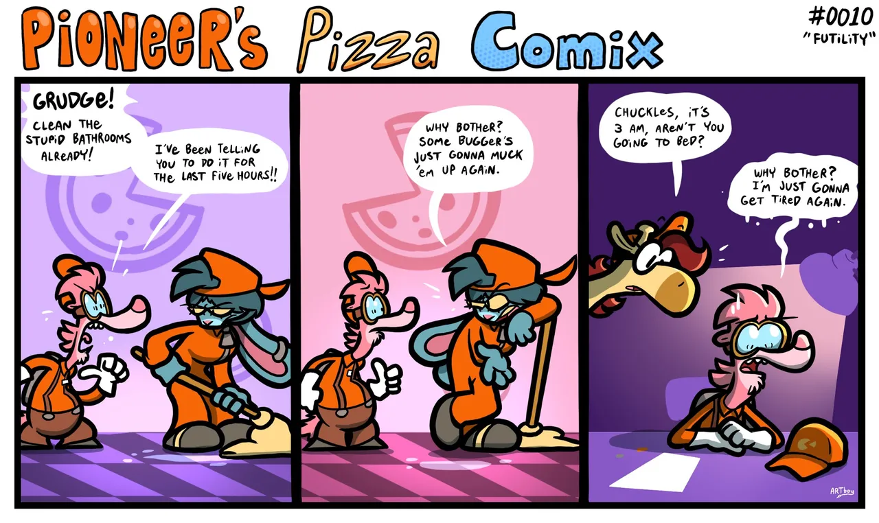 Pioneer's Pizza Comix page 10 full