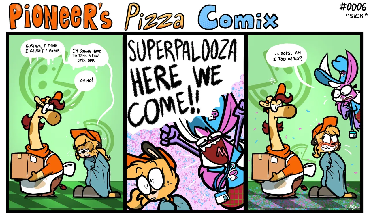 Pioneer's Pizza Comix page 6 full