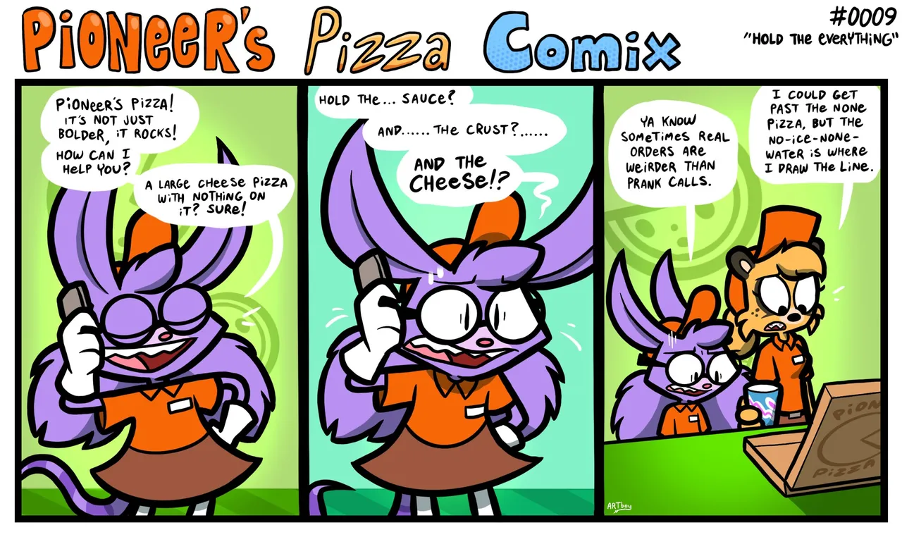 Pioneer's Pizza Comix page 9 full