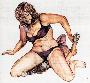 EROTIC GIRLS WRESTLING page 9 full