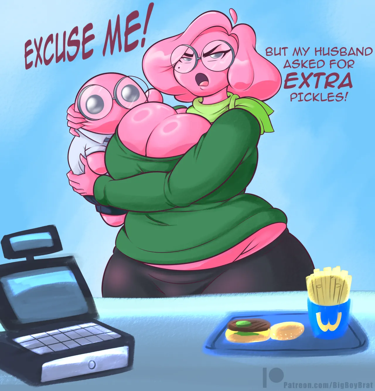 Blob Mom page 1 full