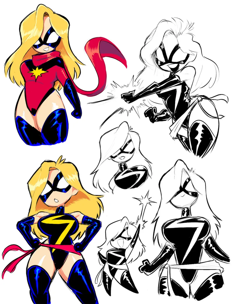 Comic book girls by Theguywhodrawsalot page 8 full