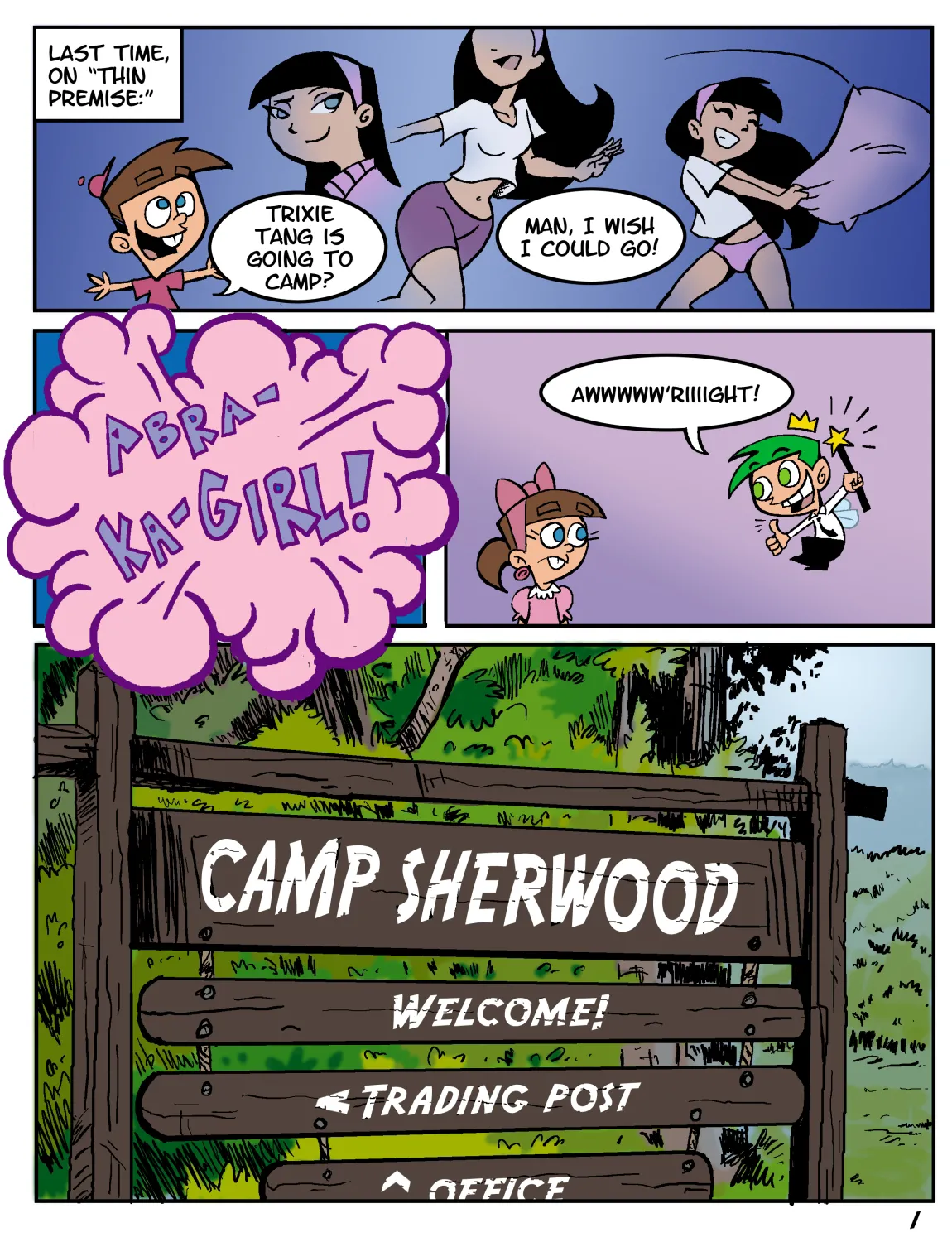 Camp Sherwood page 1 full