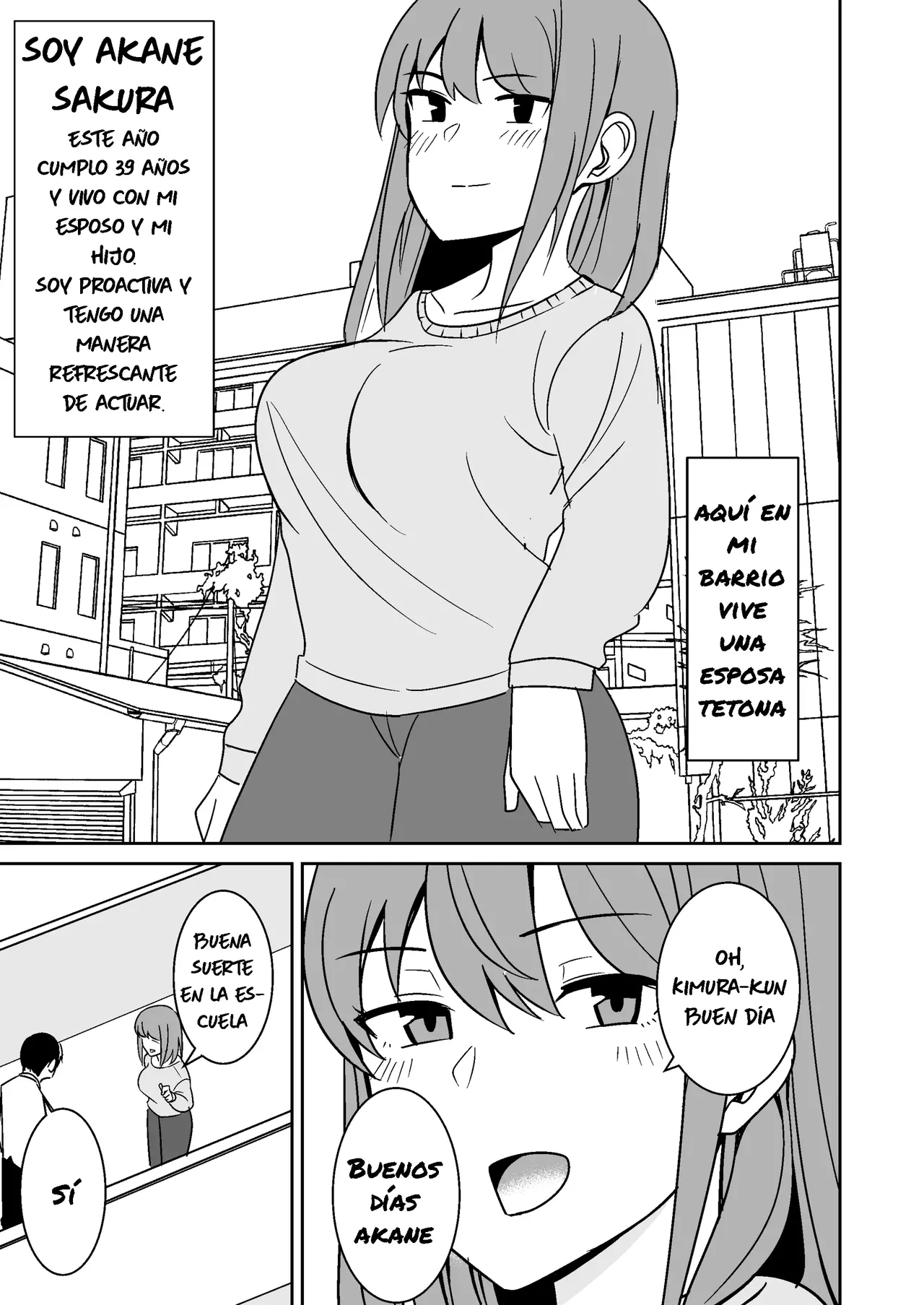 Kinjo no Hitozuma o Netotte Haramaseru Hanashi｜Una Historia sobre una Mujer Casada del Barrio con Engaño y Embarazo page 2 full