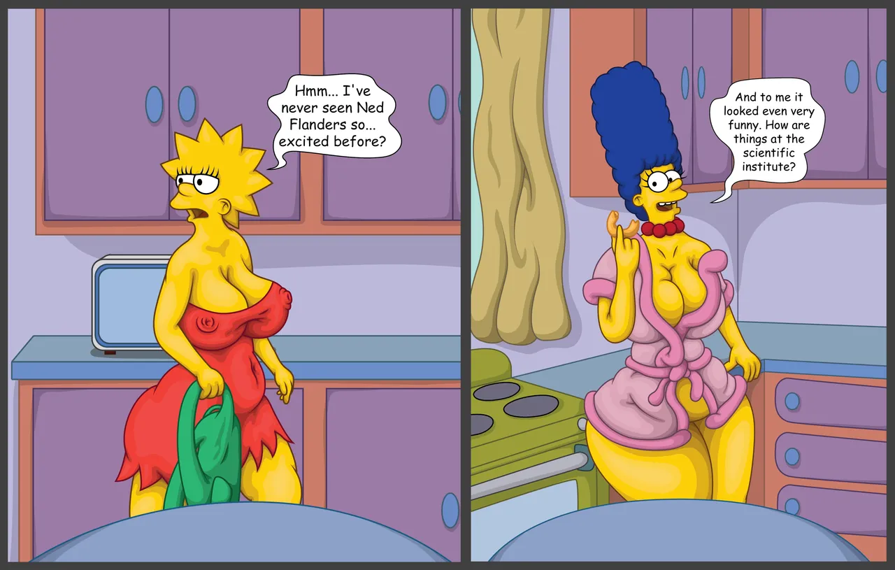 Marge and Lisa, Lisa Starts the Experiment, Lisa Helps Marge, Marge and Lisa's Adventure page 1 full