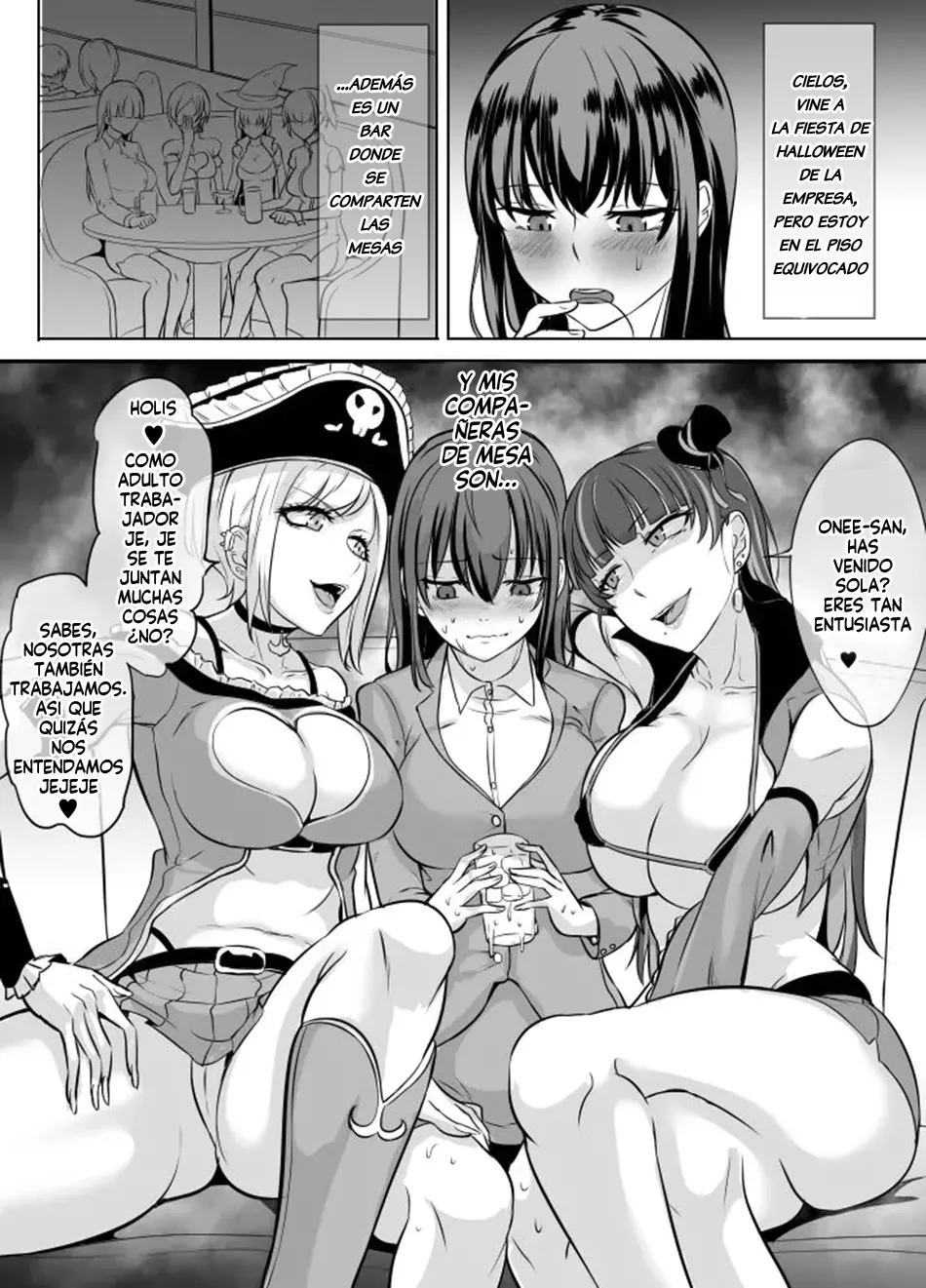 Aiseki Gyaru × Dojikko OL | Chicas de mesa compartida × Chica de Oficina Torpe page 2 full