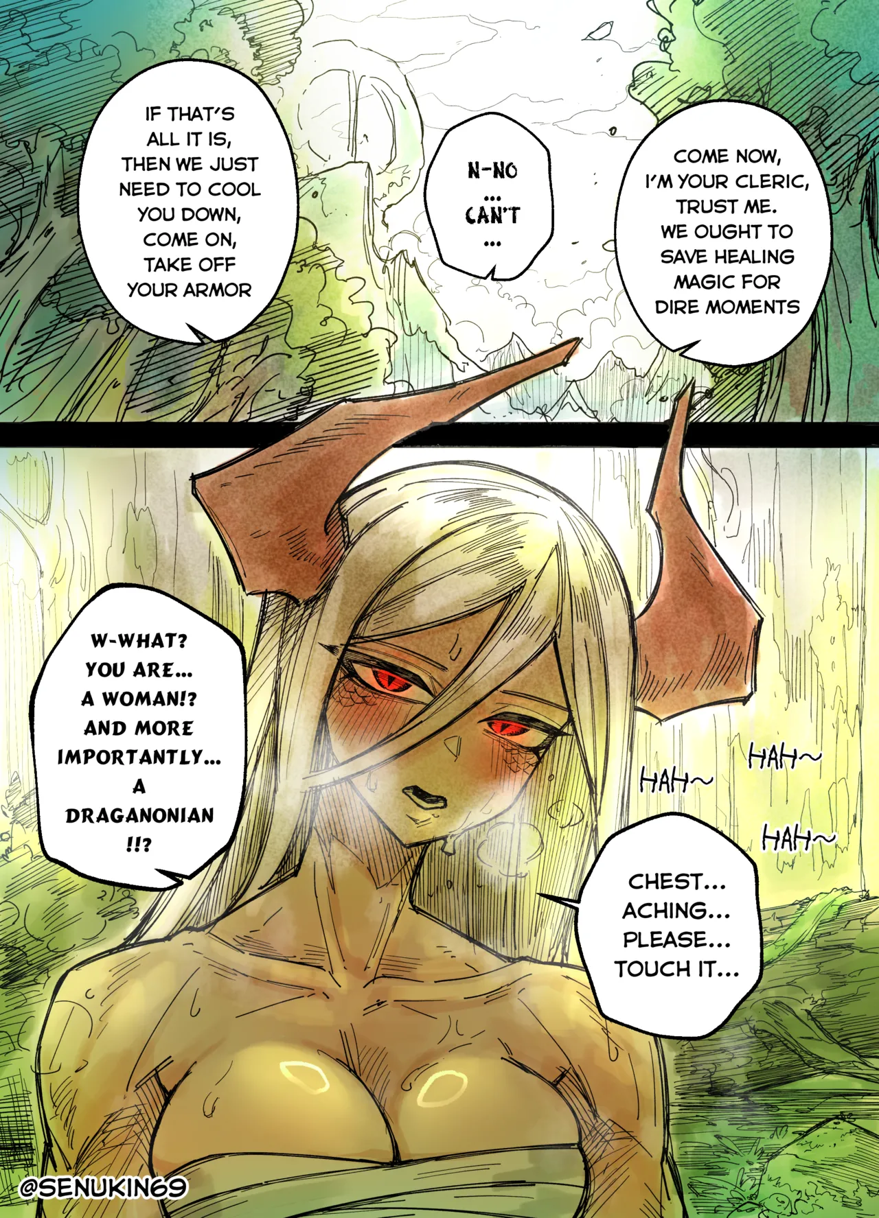 The Cleric and The Horned Warrior - Doomsia's Healing Sessions #1-3 page 2 full