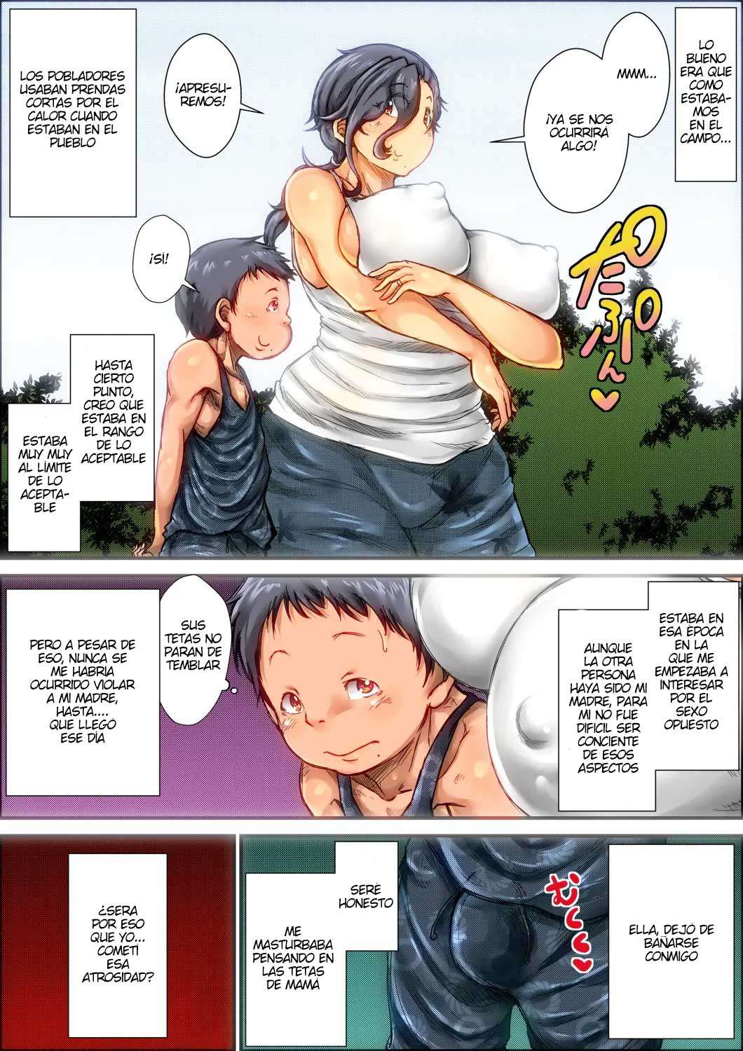 Boku ga Deisui Joutai no Hahaoya o Okashita Toki no Hanashi. | La historia de cuando violé a mi madre mientras estaba borracha. page 6 full
