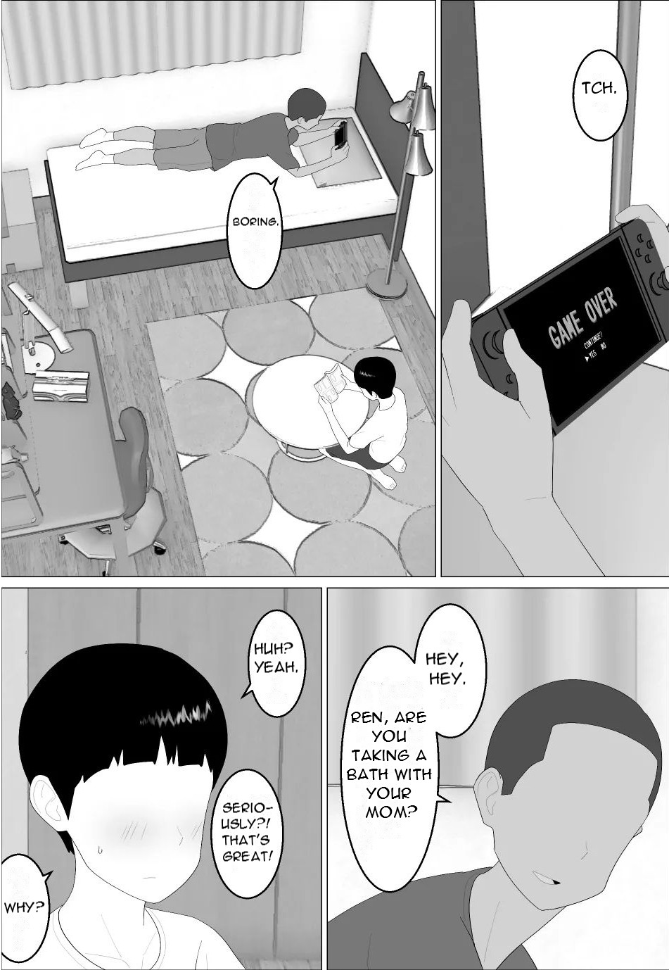 Masegaki Oikko ni Okasareru Mama - Mom Raped by Precocious Nephew page 5 full