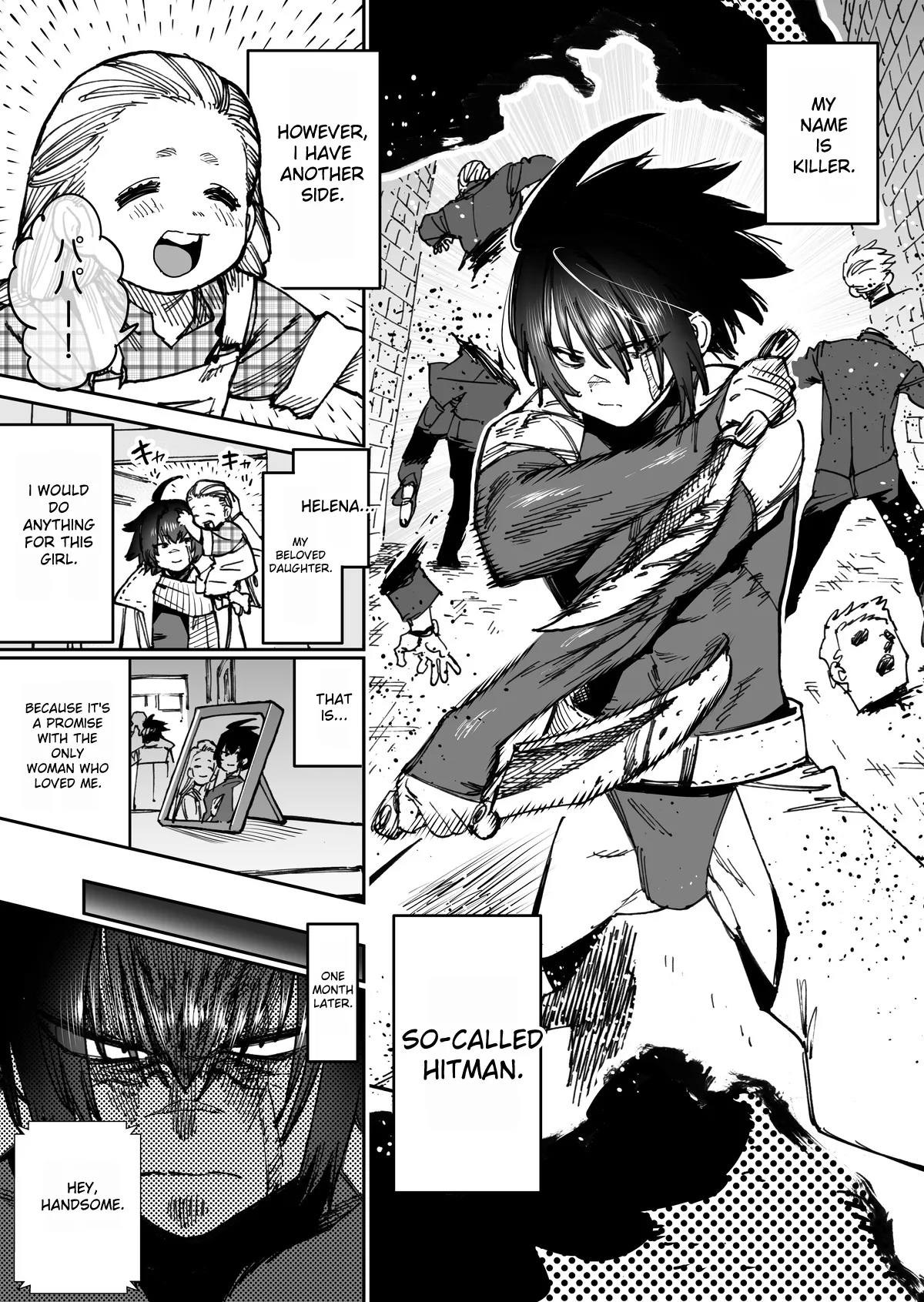 "The Strongest Assassin's self-feminization into a fallen shemale" 1-11 page 1 full