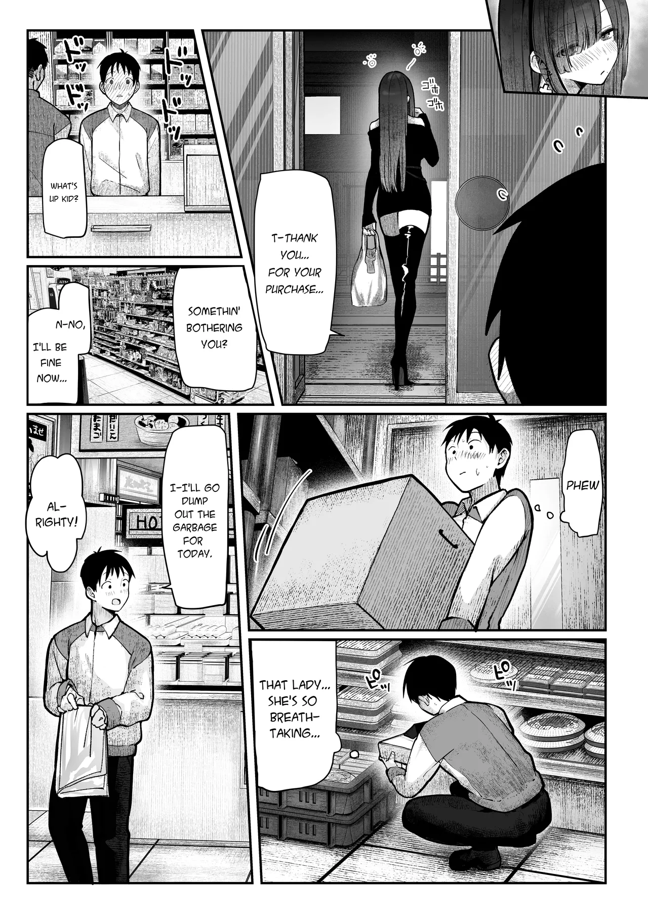 Oshiete Ageru ~Kyonyuu Bijin Onee-san to Rouninsei no Boku no OO na Ohanashi Zenpen~ page 8 full
