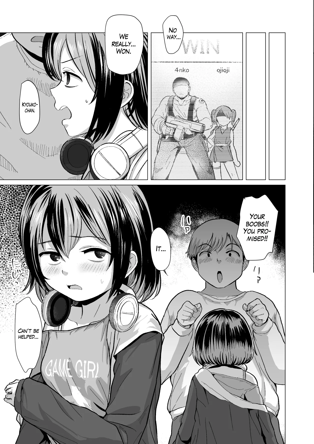 Oji Oji no Zako Chinpo, Carry shite Ageyokka?~Meikko wa Gaming Mesugaki~ | Shall I Carry Your Puny Dick, Unk? ~My Gamer Mesugaki Niece~ page 6 full
