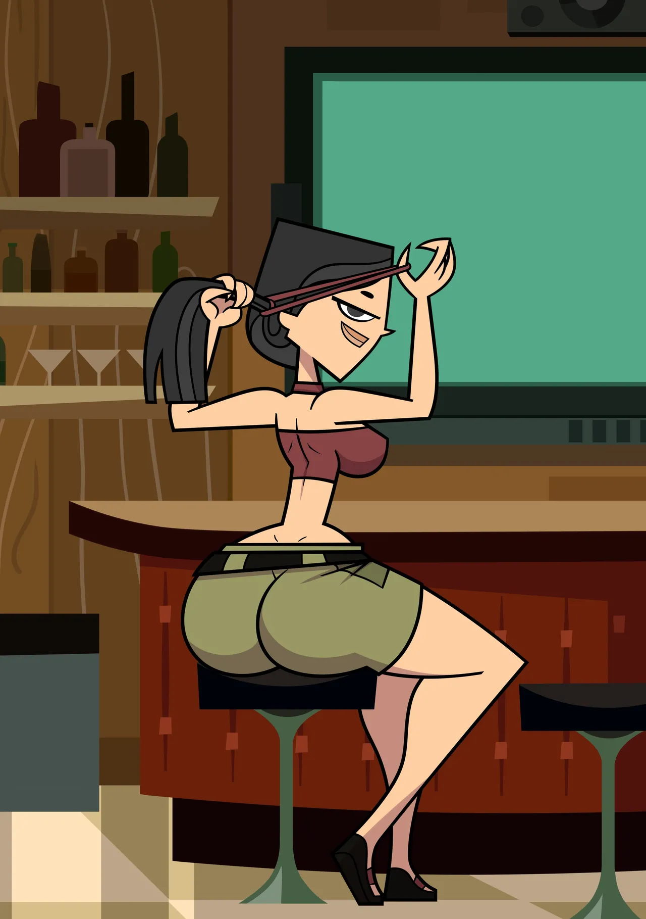 Heather anal at the bar page 1 full