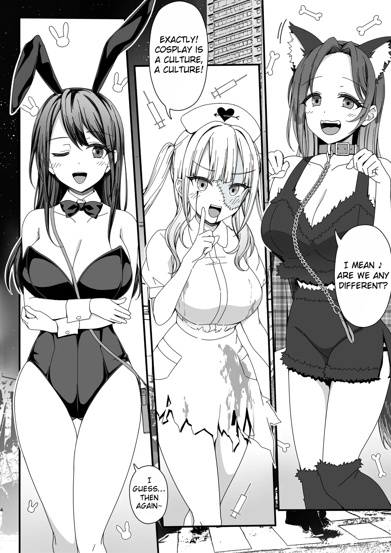Halloween de Ukareta Gal-tachi ni Saimin Seisai o!! | Hypnotism punishment for the girls having fun on Halloween!! page 4 full