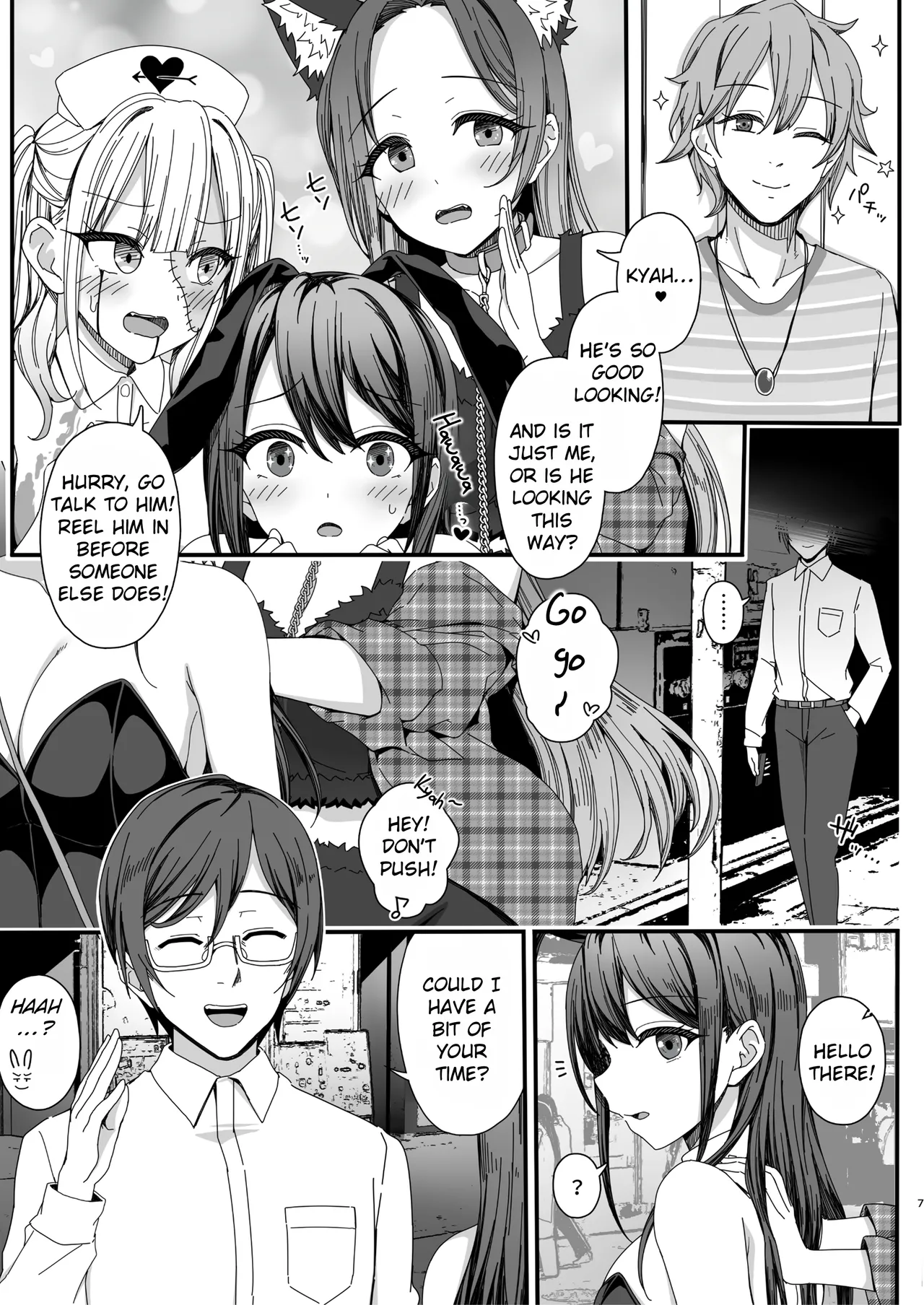 Halloween de Ukareta Gal-tachi ni Saimin Seisai o!! | Hypnotism punishment for the girls having fun on Halloween!! page 7 full