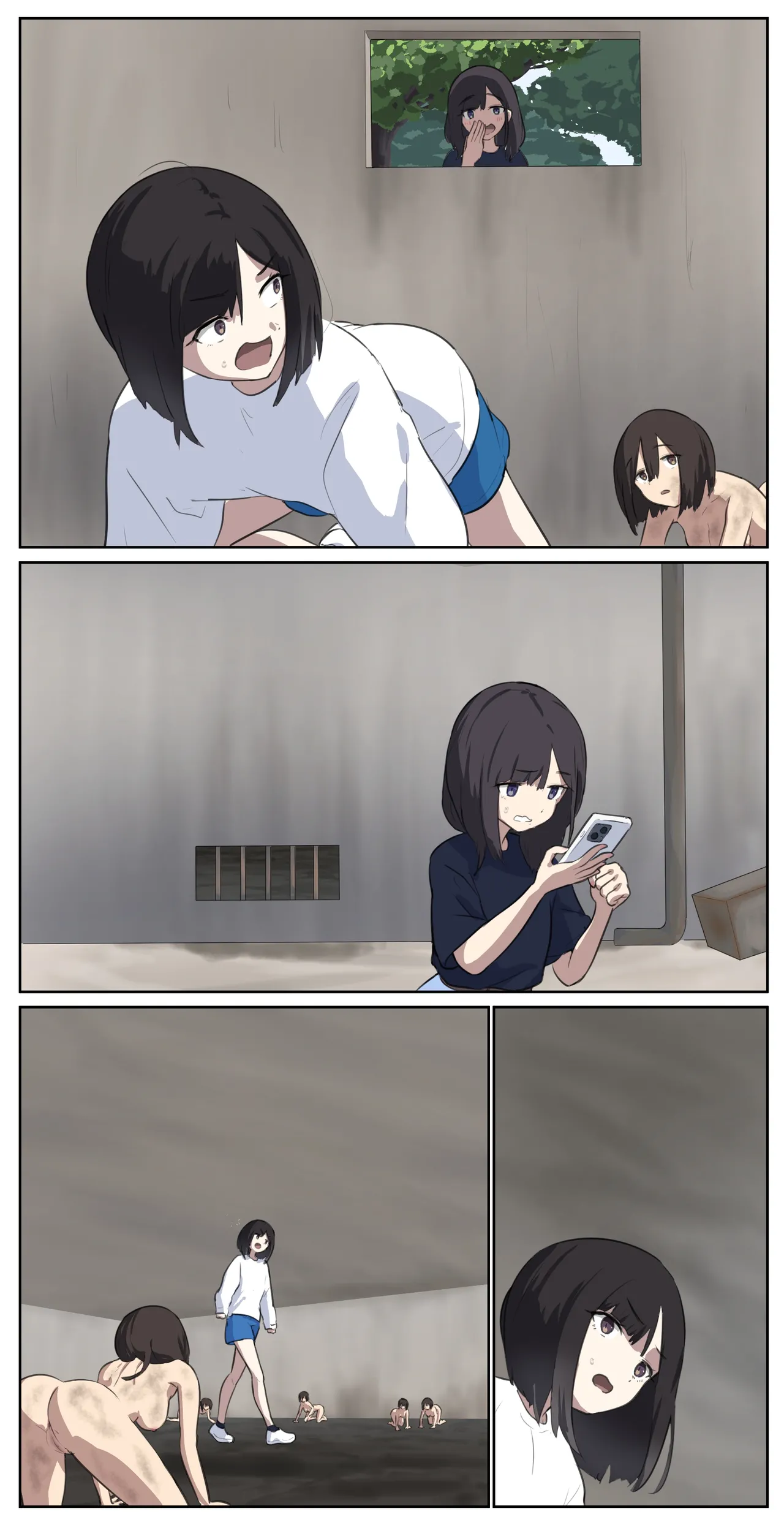 A girl left in a human barn by her friend《Part 1》 page 2 full