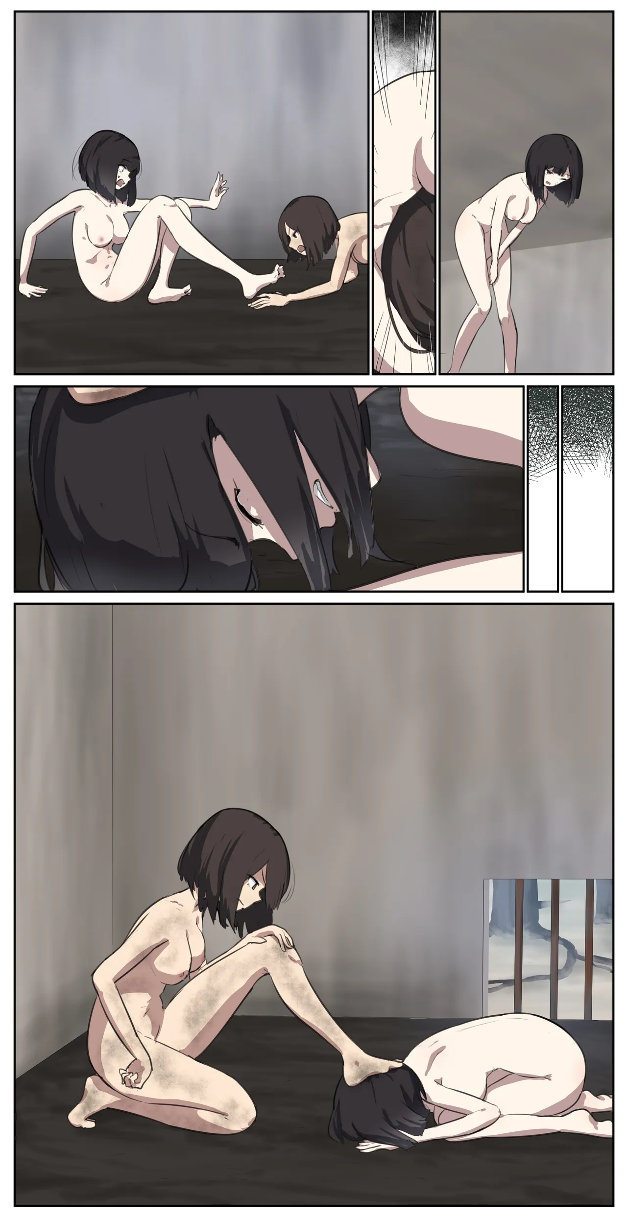 A girl left in a human barn by her friend《Part 1》 page 4 full
