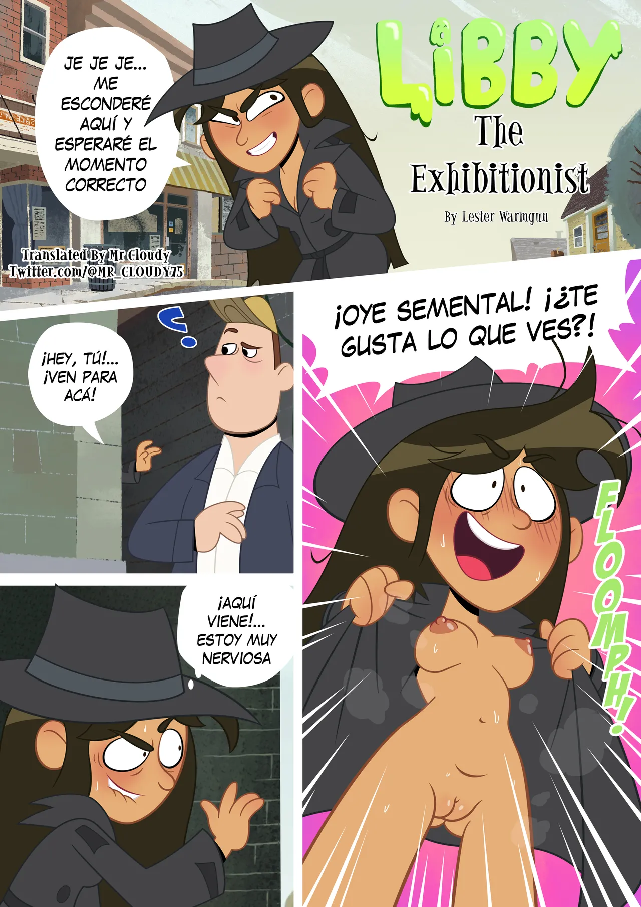 Libby the Exhibitionist page 1 full