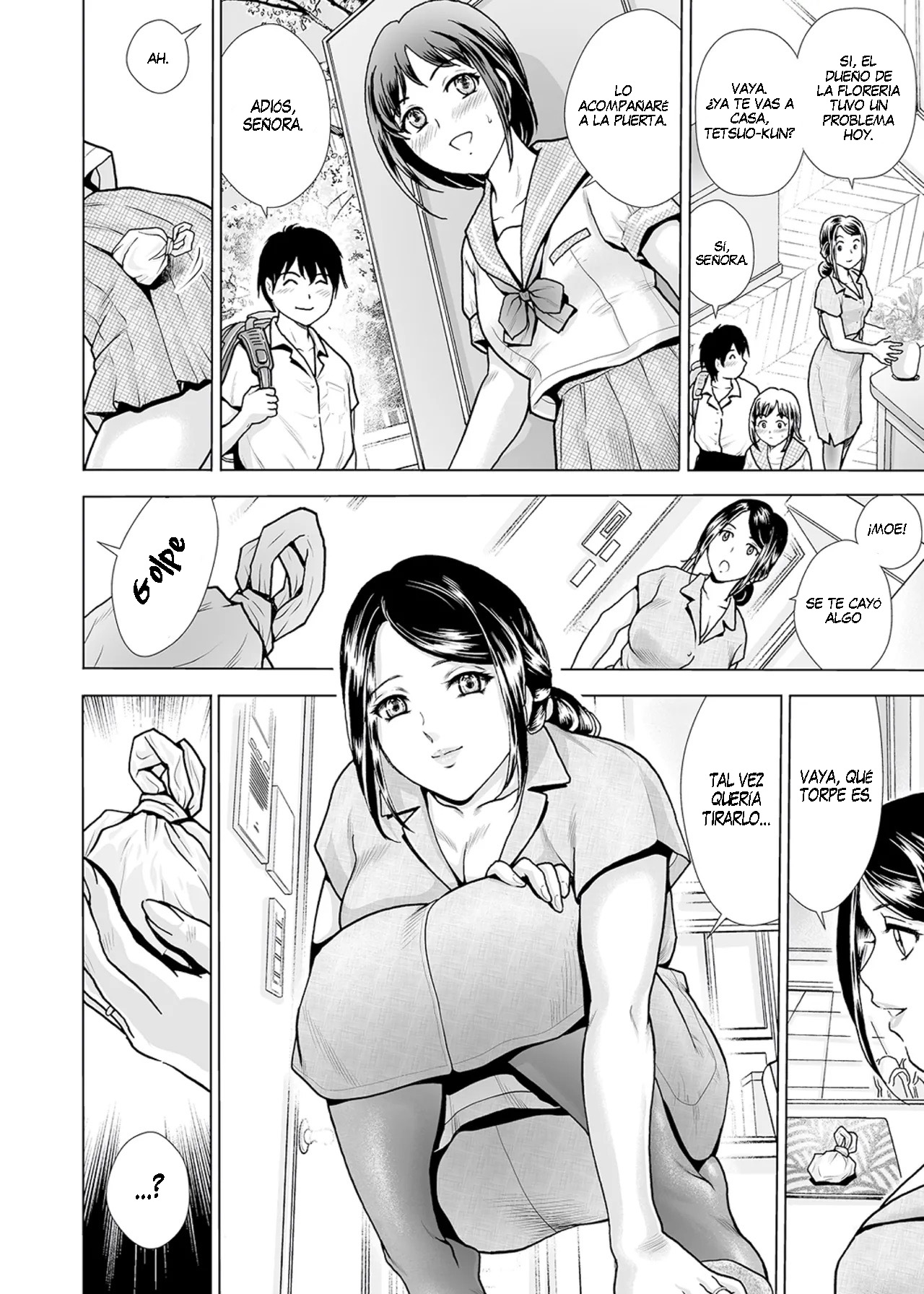 Hahaoya no Kamen ~Musume Kareshi o NTR~ Scene. 1-3 | Máscara de Madre ~Novio de la Hija NTR~ Escenas 1-3 page 2 full