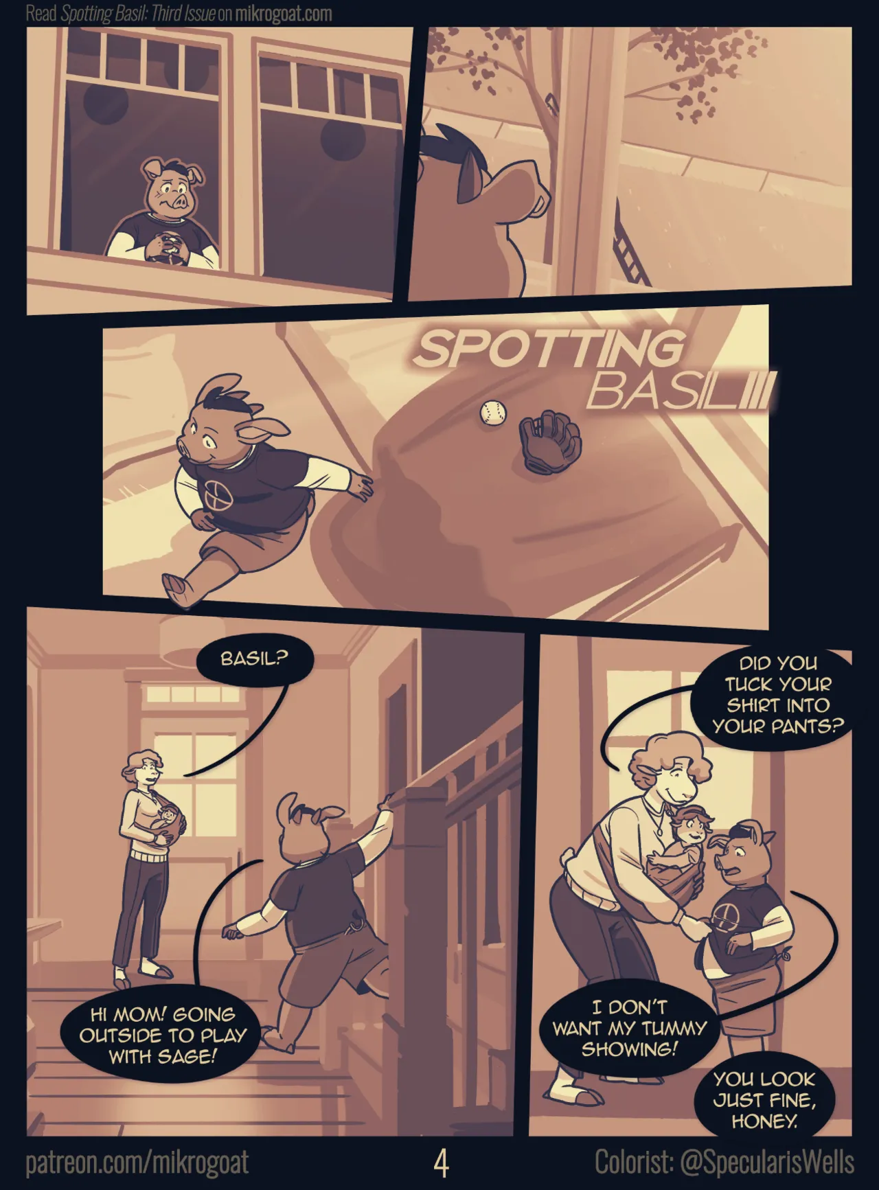 Spotting Basil - Issue 3 page 5 full