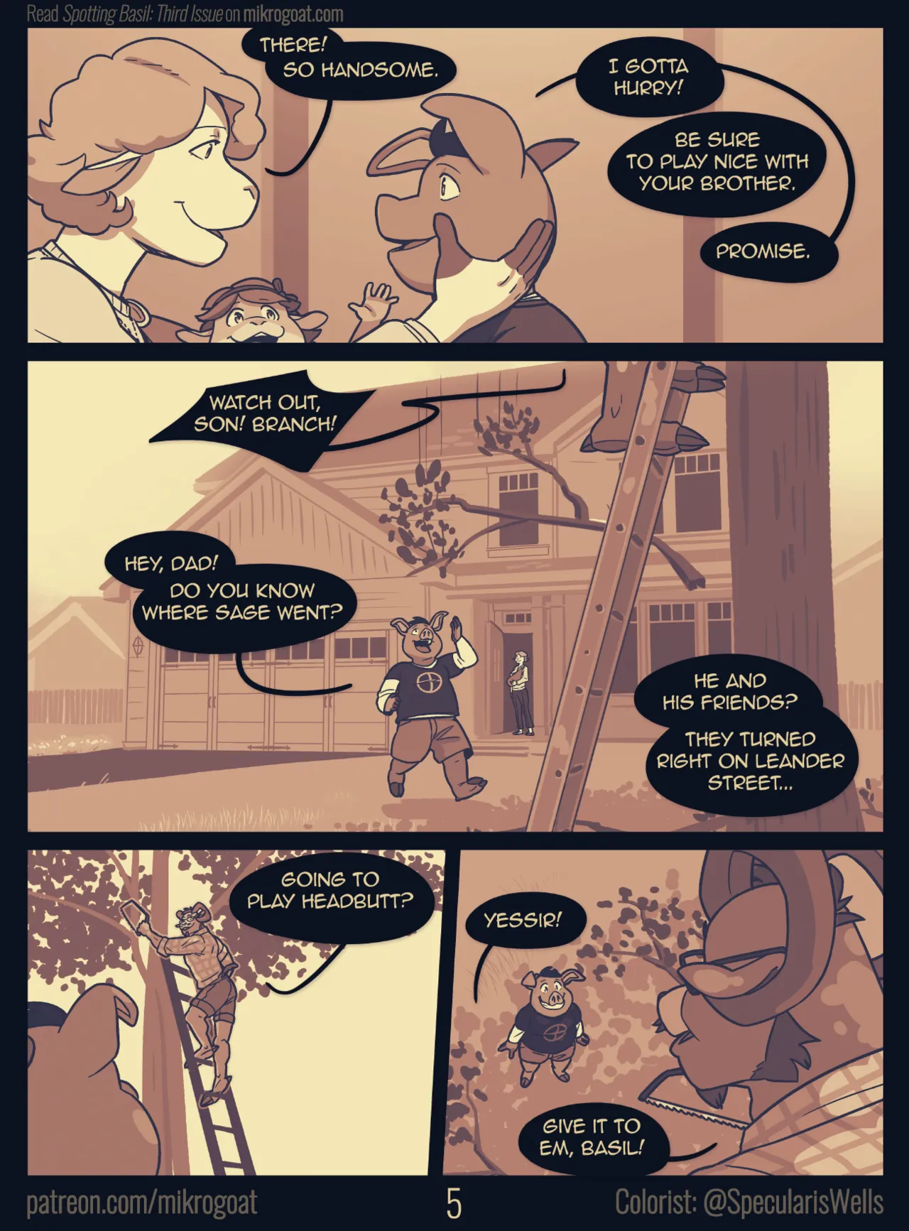 Spotting Basil - Issue 3 page 6 full