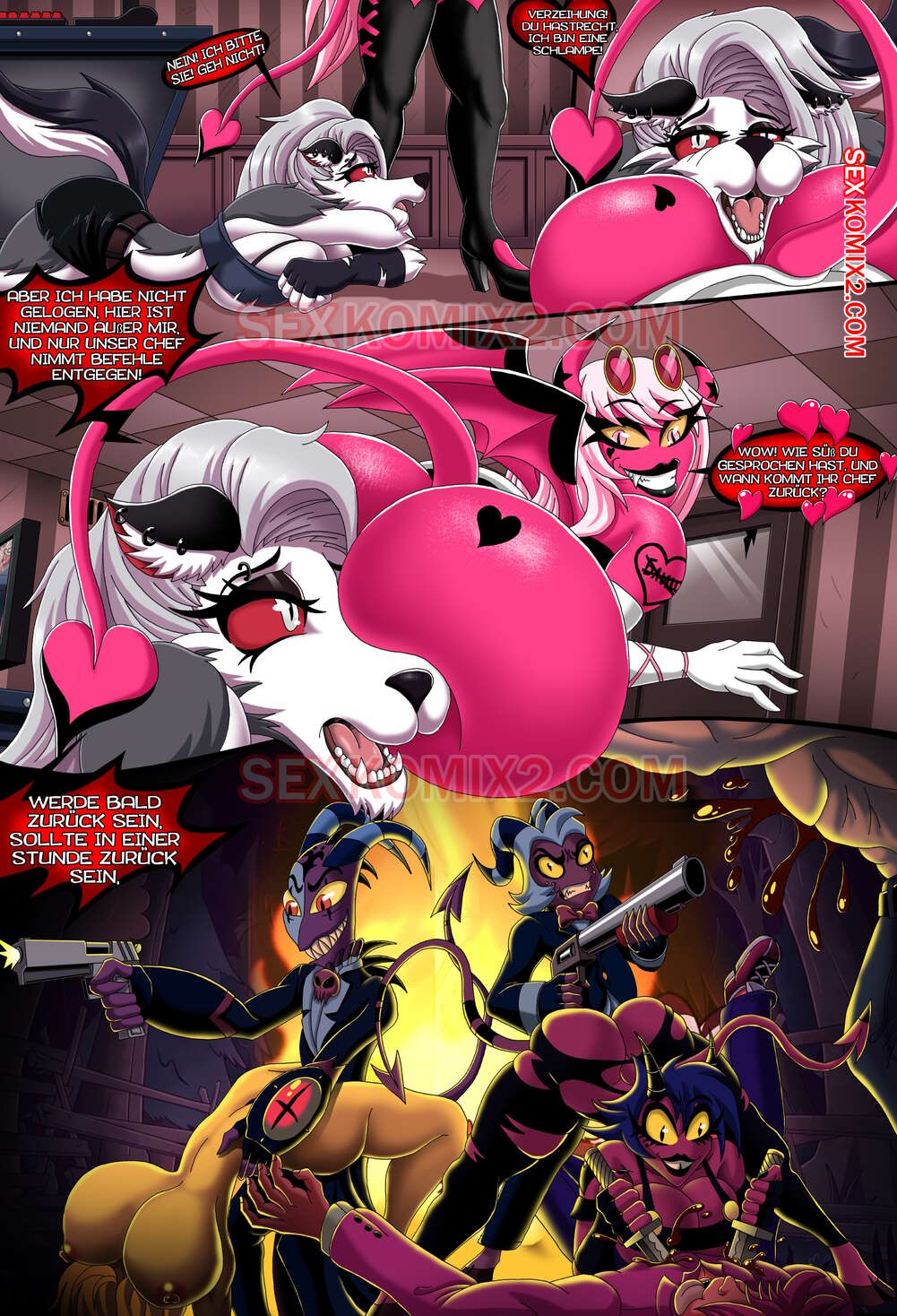 Helluva Boss. Sekretarin bei der Arbeit. by sexkomix2.com page 5 full