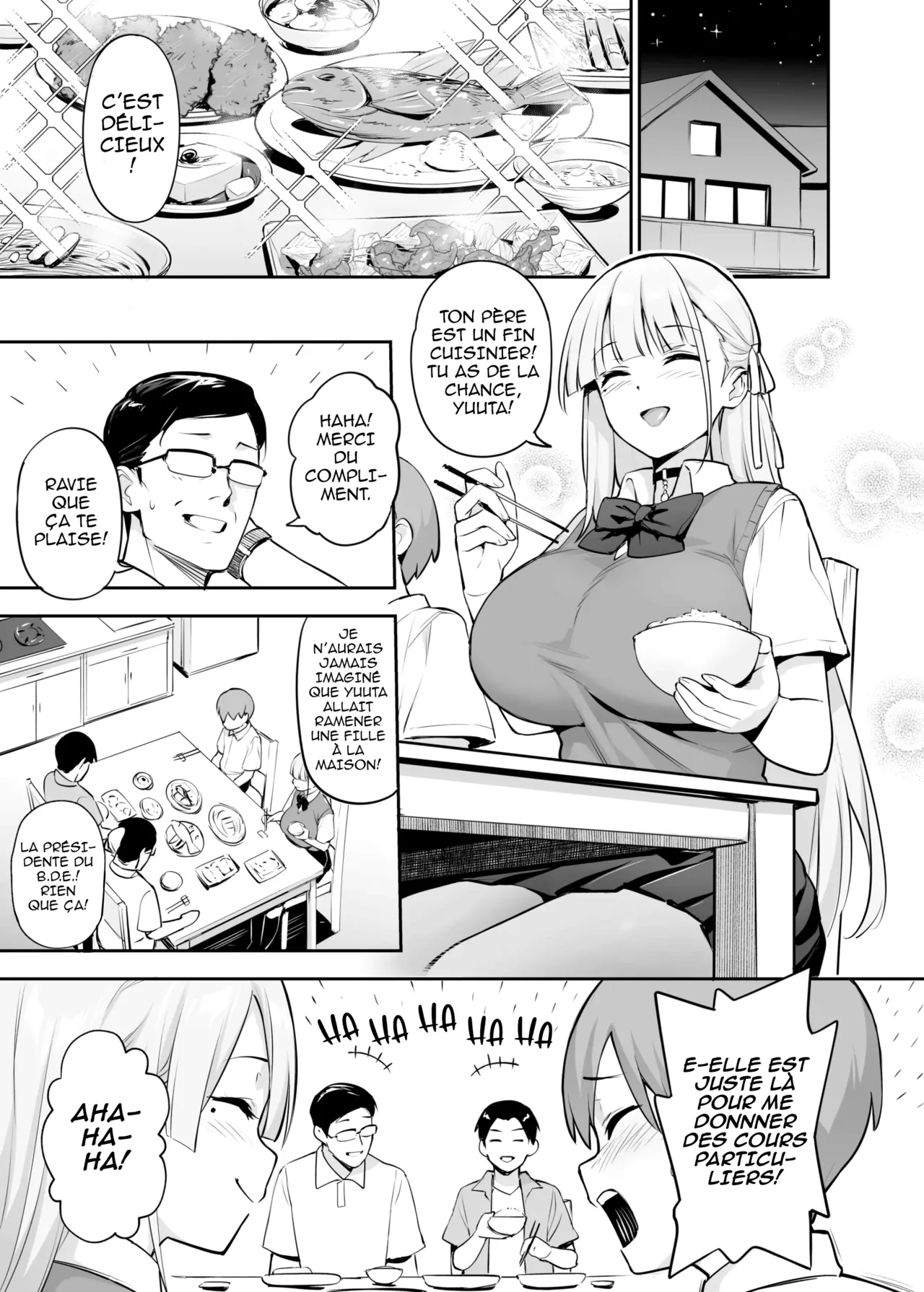 Akogare no Seitokaichou ga Kyonyuu Sugiru Ken 2 | La présidente du bureau des élèves à des énormes seins 2 page 6 full