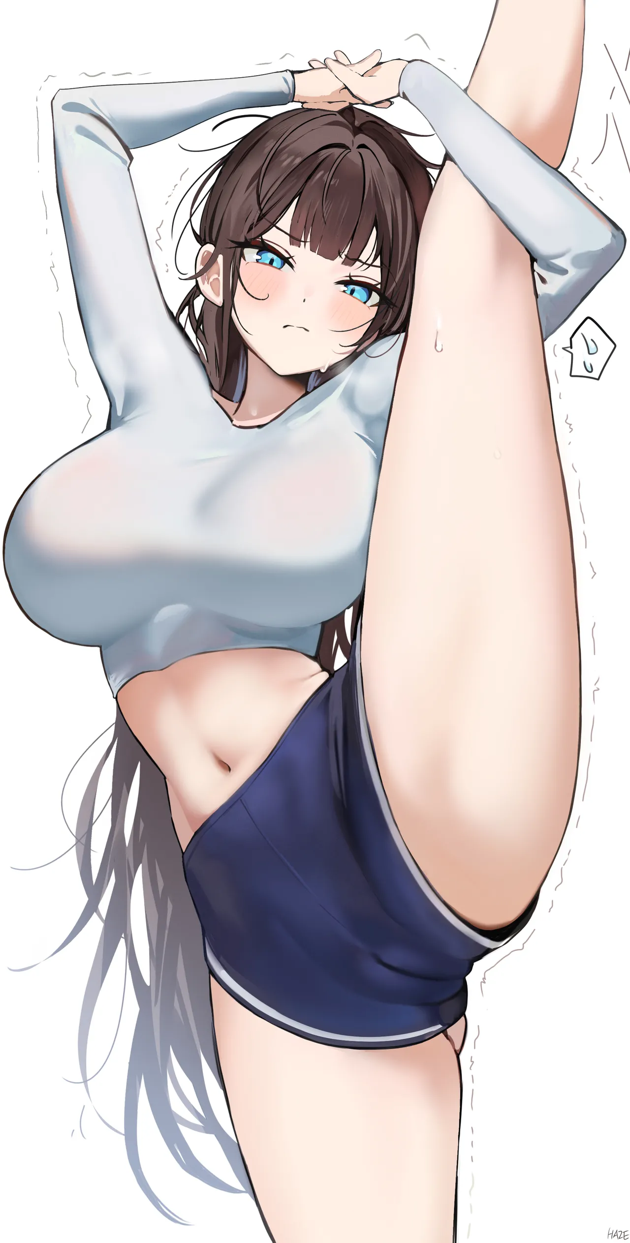 Anime beauties in Gym shorts/Leggings page 7 full