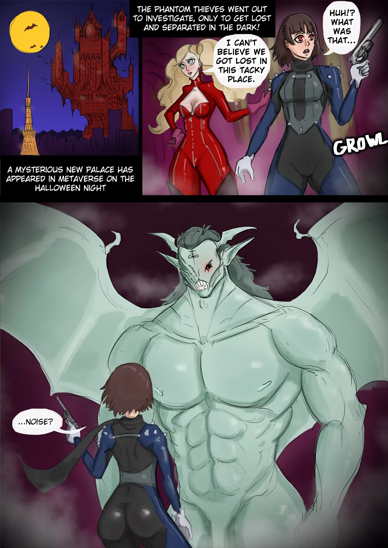 Persona X Vampire page 1 full