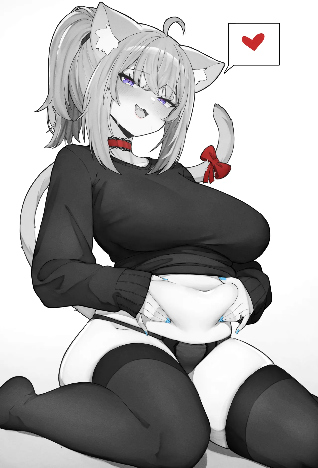 Nekomata Okayu HQ+Naughty page 4 full