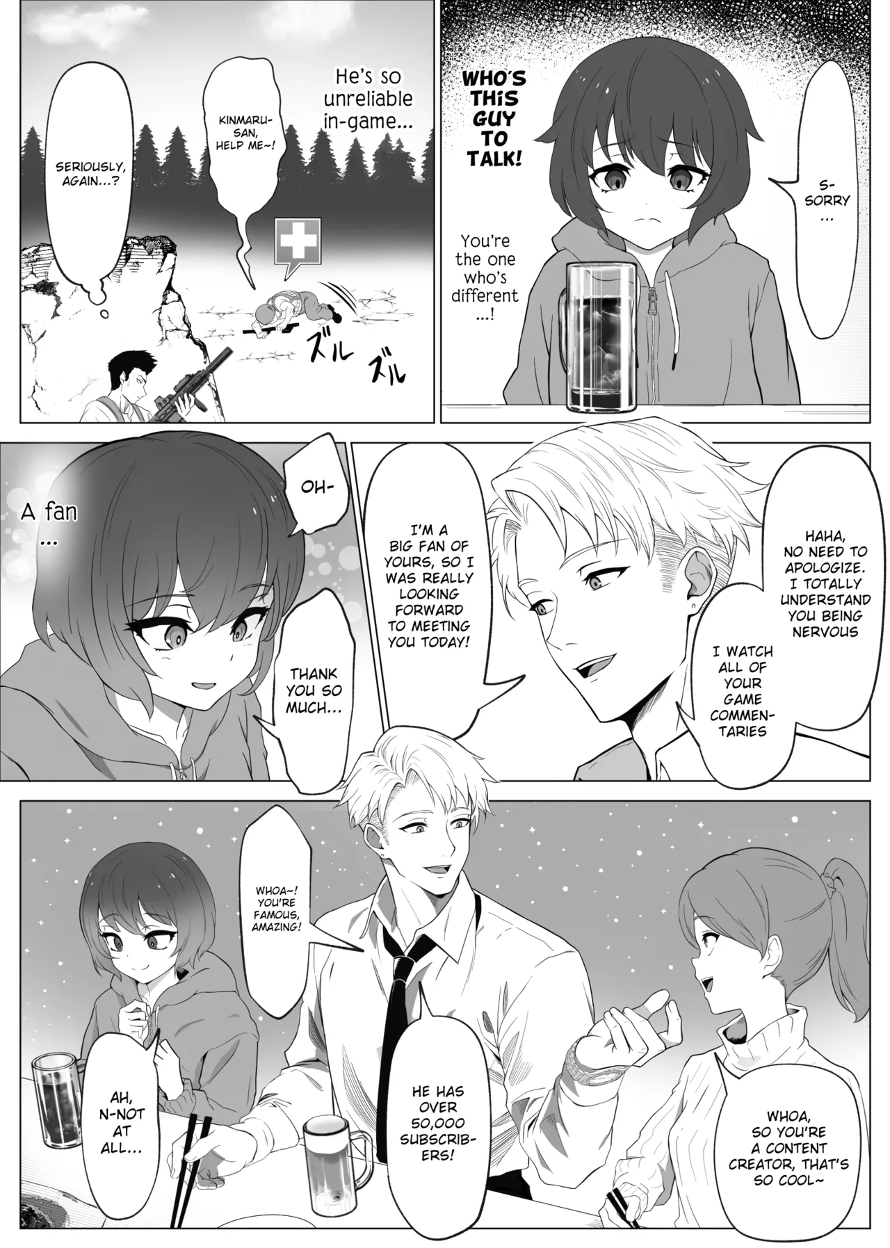 "Hihou" Inkya ga Tomodachi Tsukuri shitara Shujuu Kankei ni Natteta Ken page 7 full
