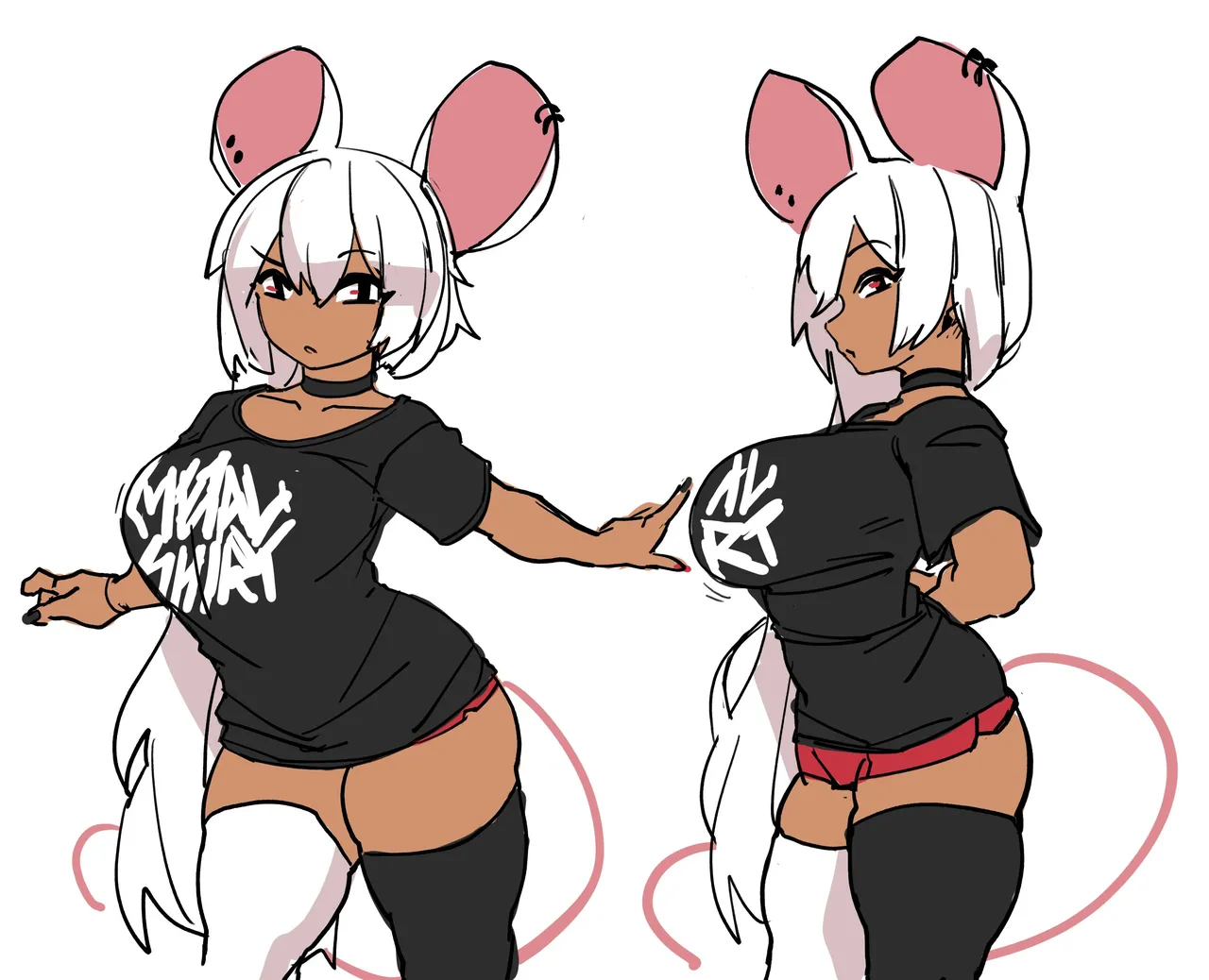 Alina - Big Tiddy Rat Gyaru GF page 10 full